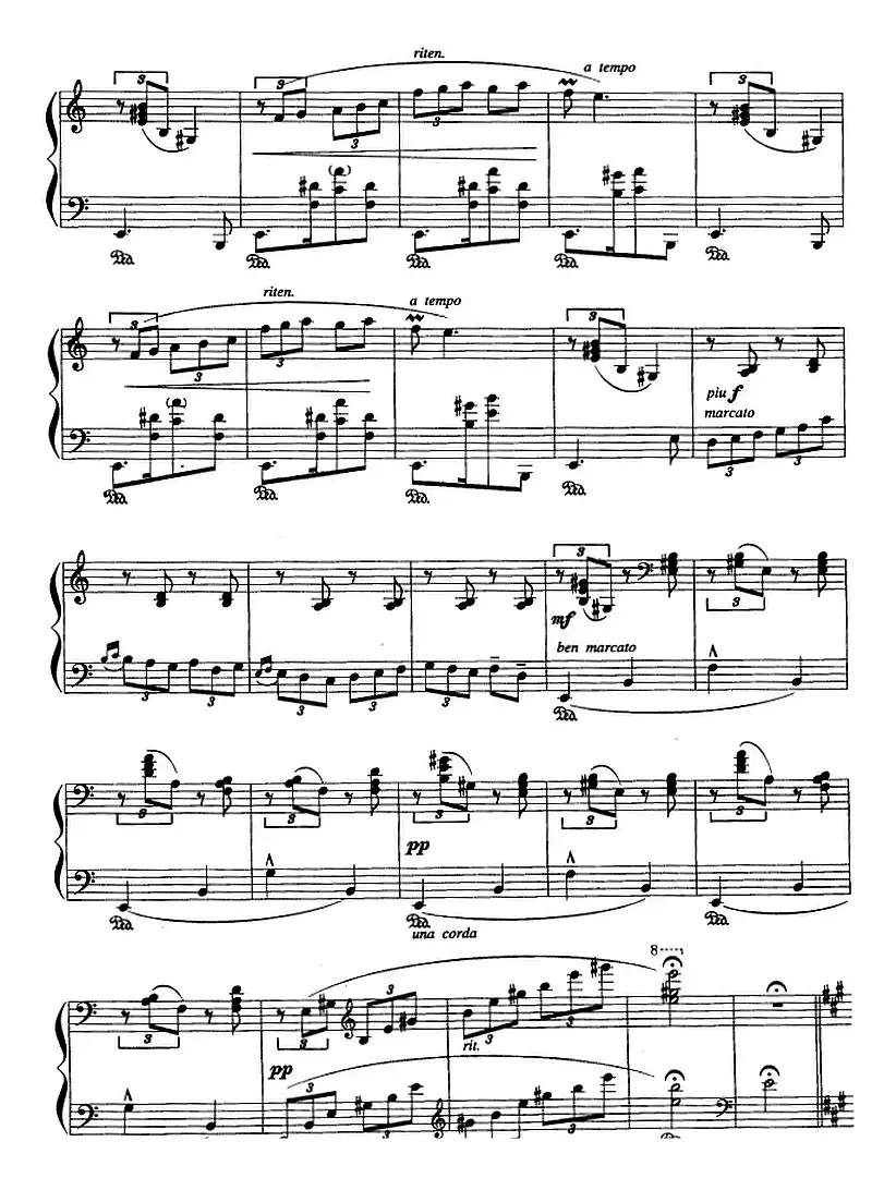 现代钢琴曲：27、探戈舞曲（Op.164，No.2）