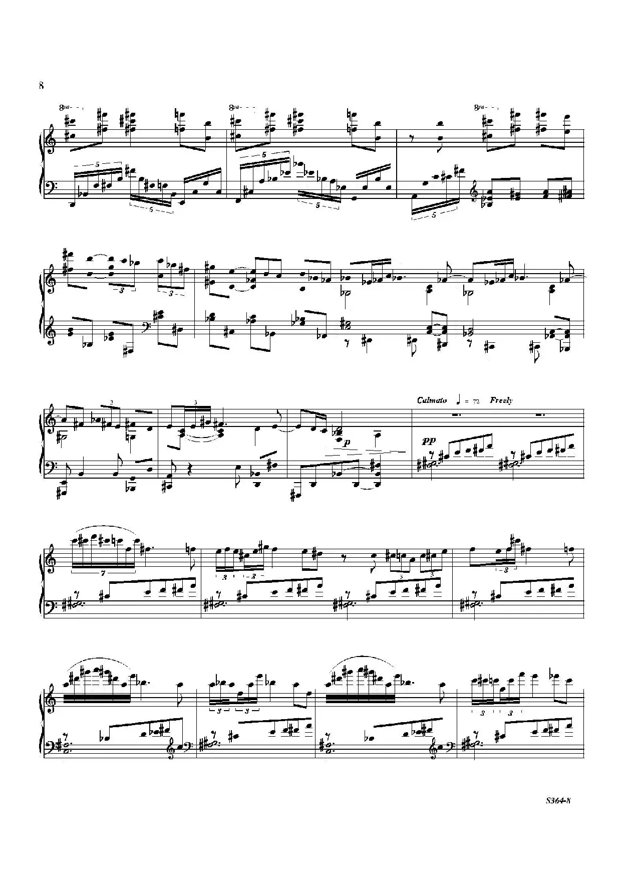 Piano Sonata No.8（第八钢琴奏鸣曲）（1）