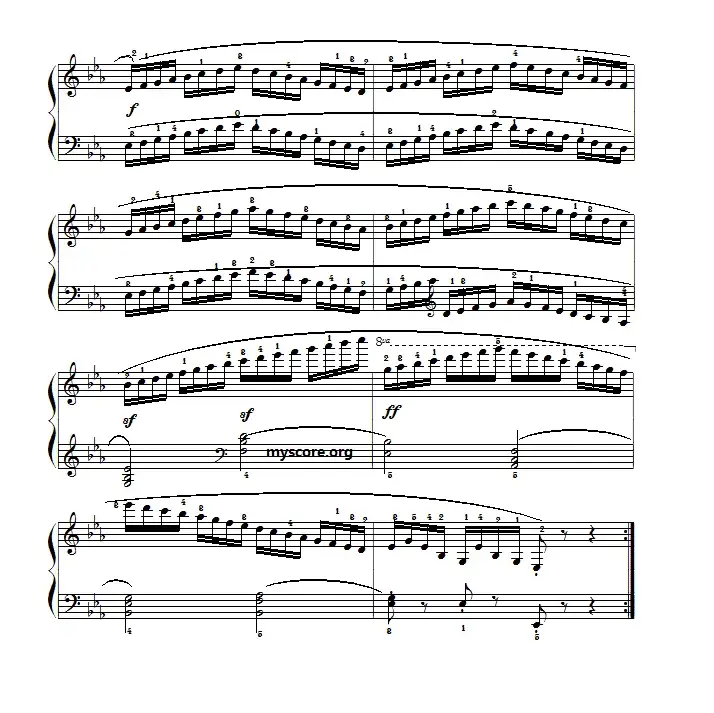 车尔尼（Czerny）849第18首曲谱及练习指导