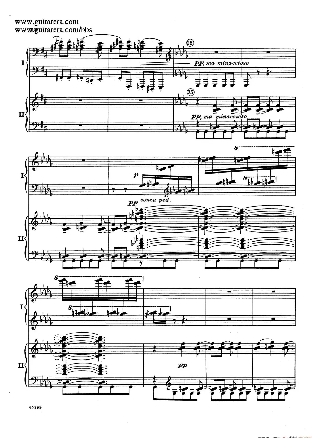 Piano Concerto Op.38（钢琴协奏曲·双钢琴·第三乐章）