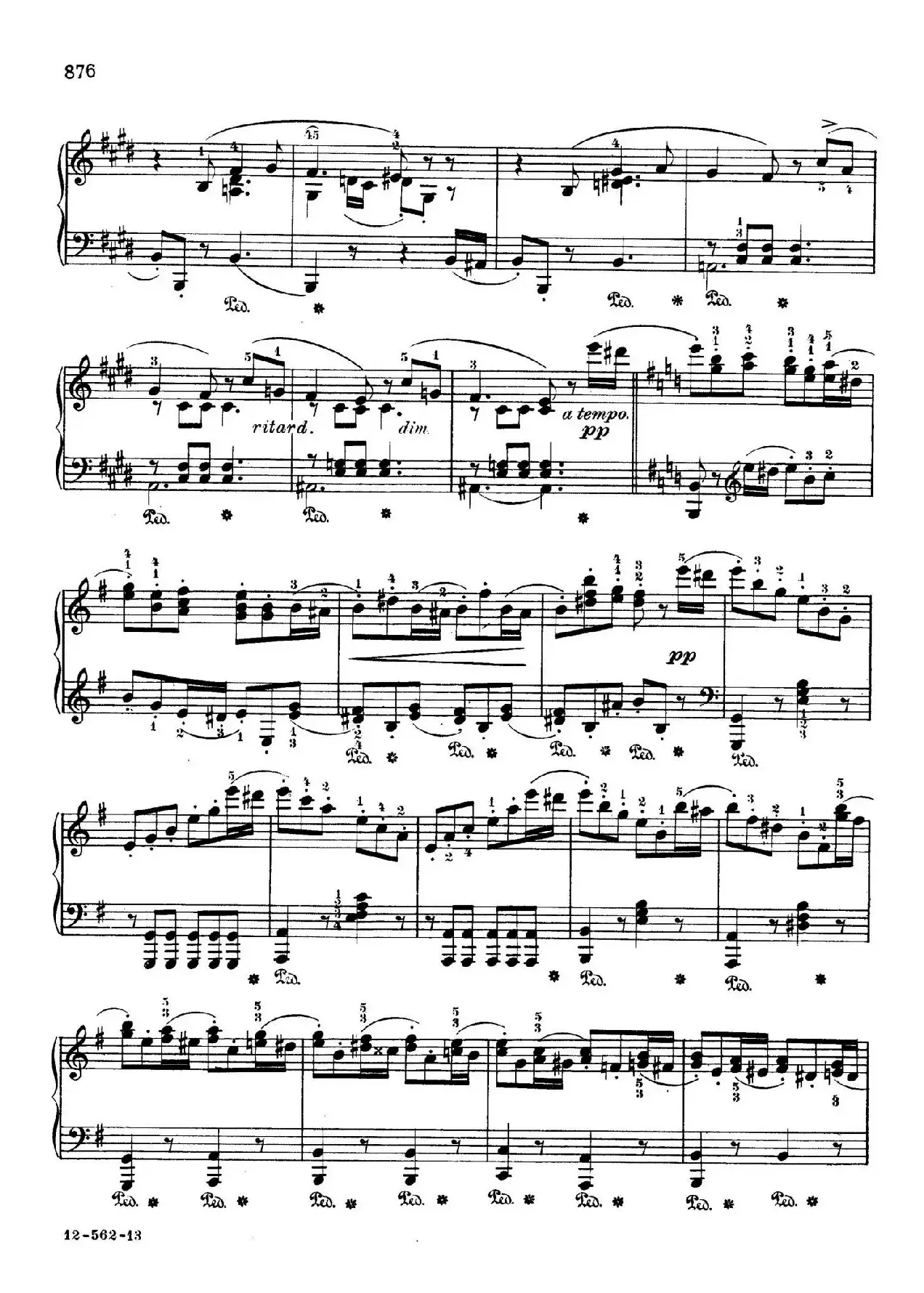 Rondo Capriccioso Op.14（随想回旋曲）