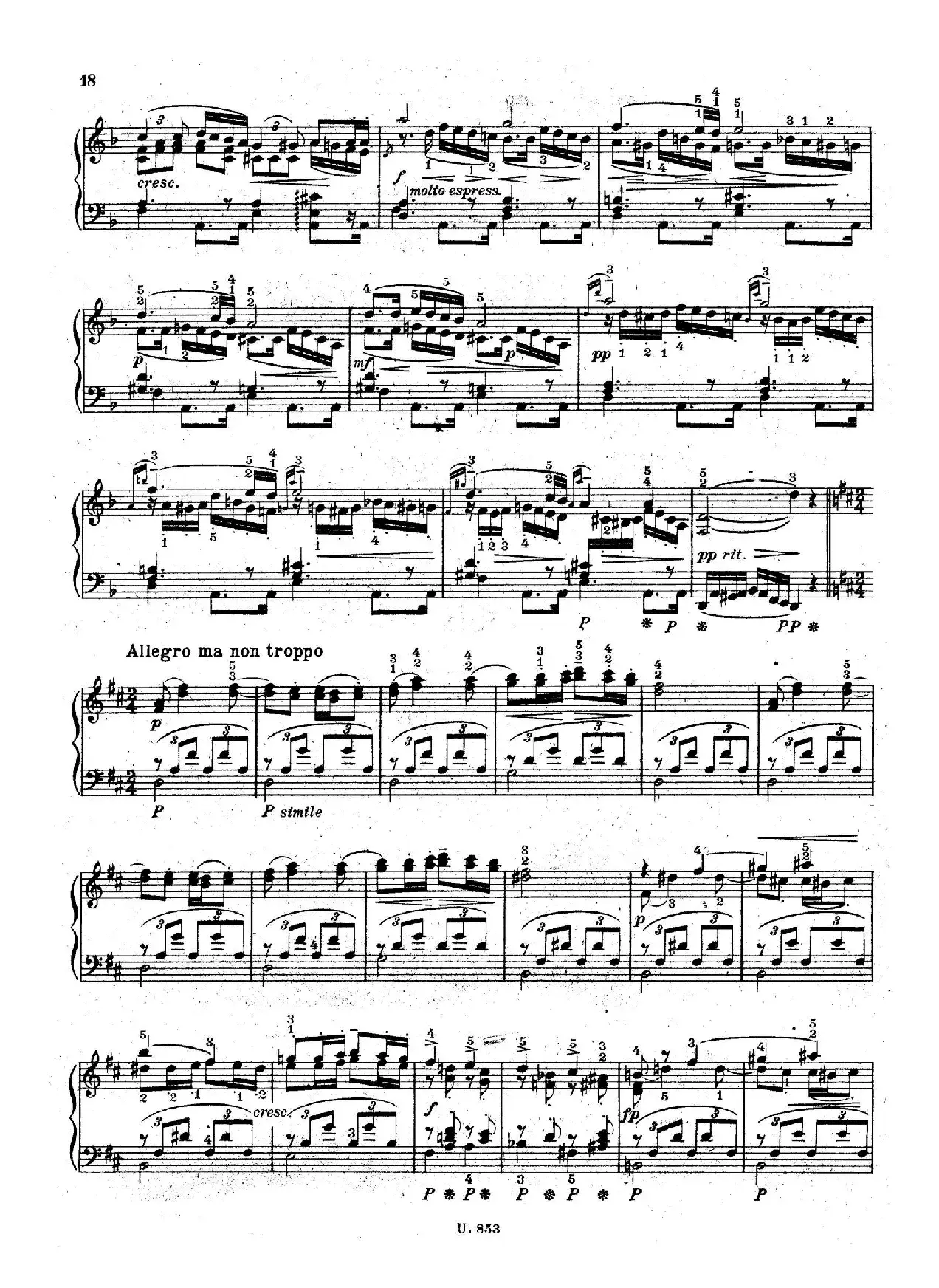 Six Piano Pieces Op.7（6首钢琴小品·Ⅴ）