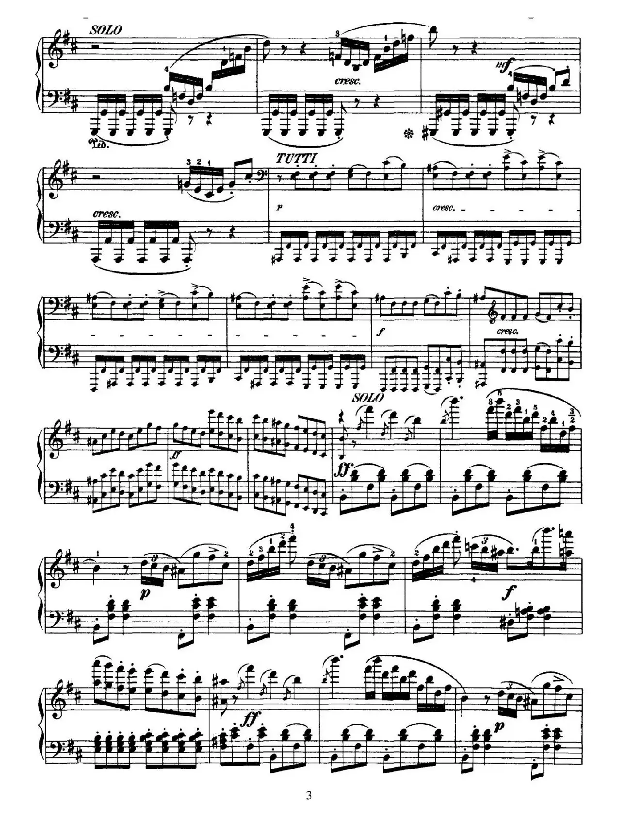 Capriccio Brillante in B Major Op.22（B大调华丽随想曲·钢琴独奏）