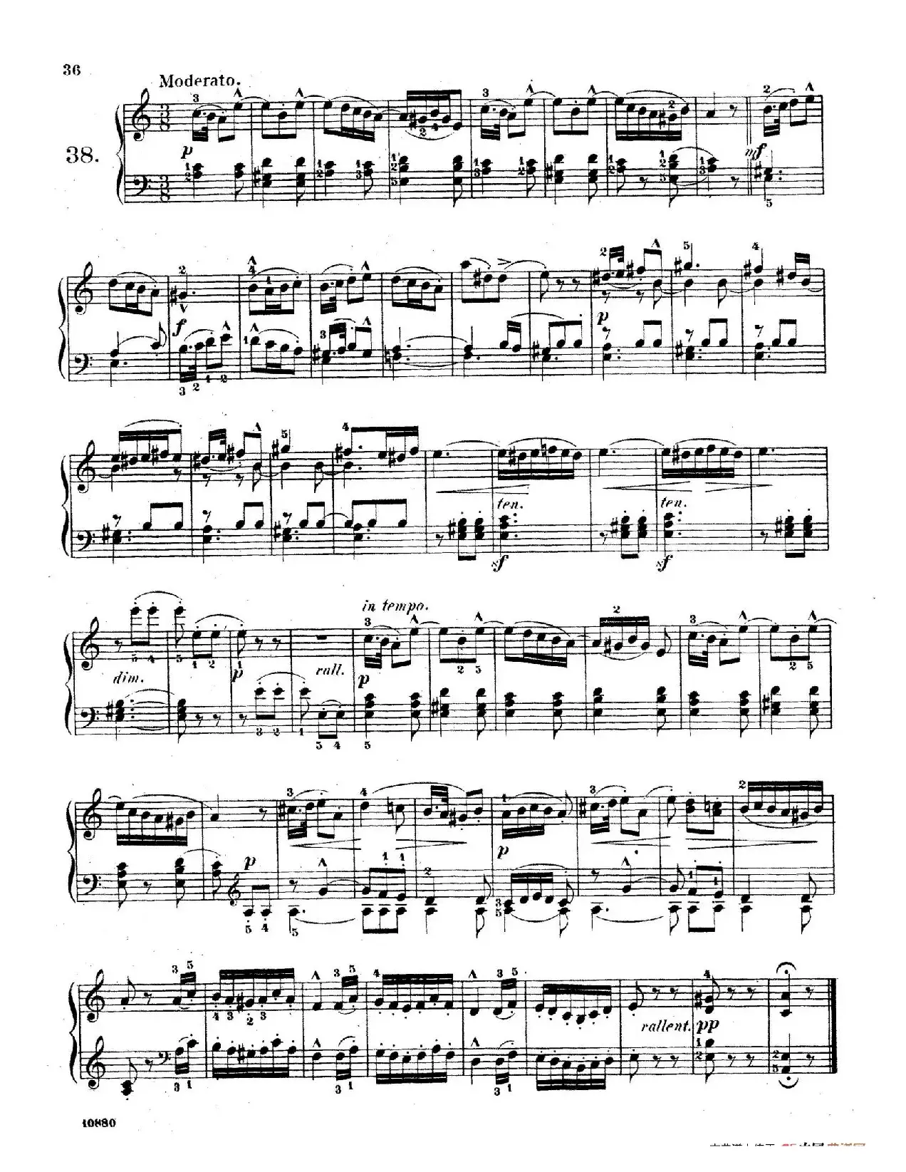 Etudes Enfantines Op.37（儿童钢琴练习曲 第31——39首）