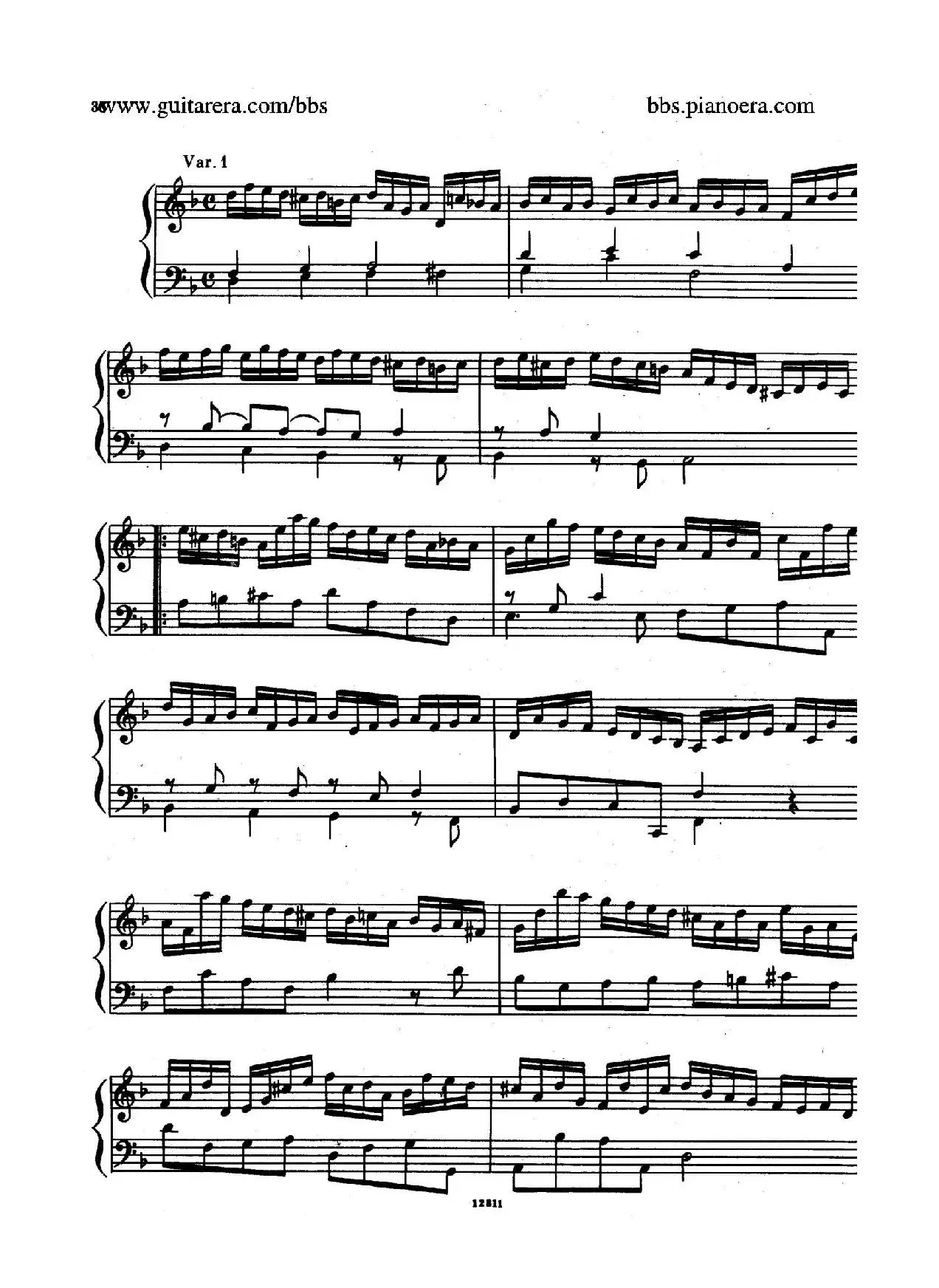 Suite No.3 in d Minor HWV 428（d小调第三组曲）