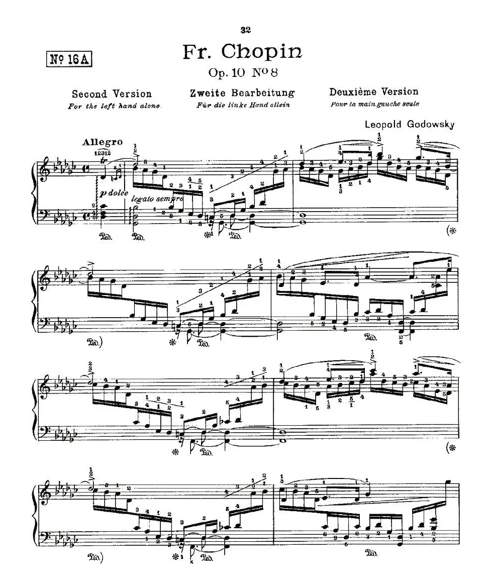 肖邦《练习曲》Fr.Chopin Op.10 No8-2