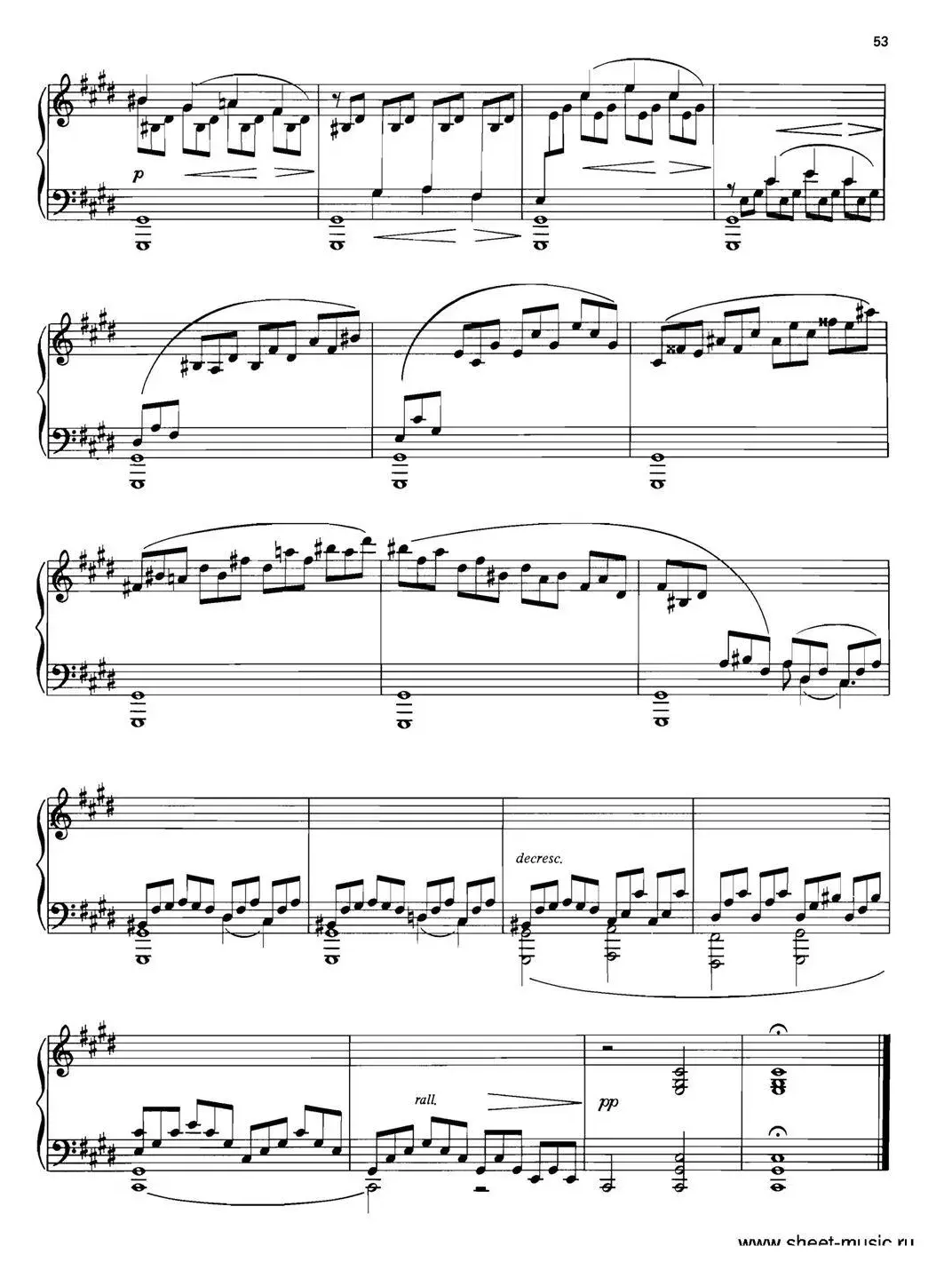 SONATE AU CLAIR DE LUNE（MOONLIGHT SONATA）