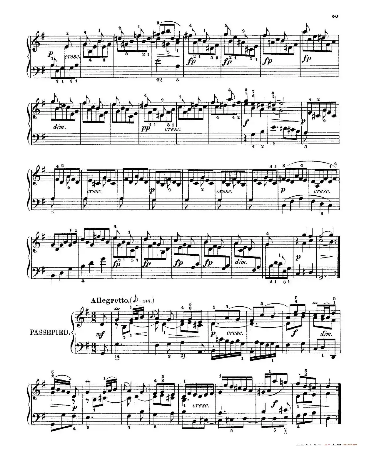 Six Partitas BWV 825-830（6首帕蒂塔·5）