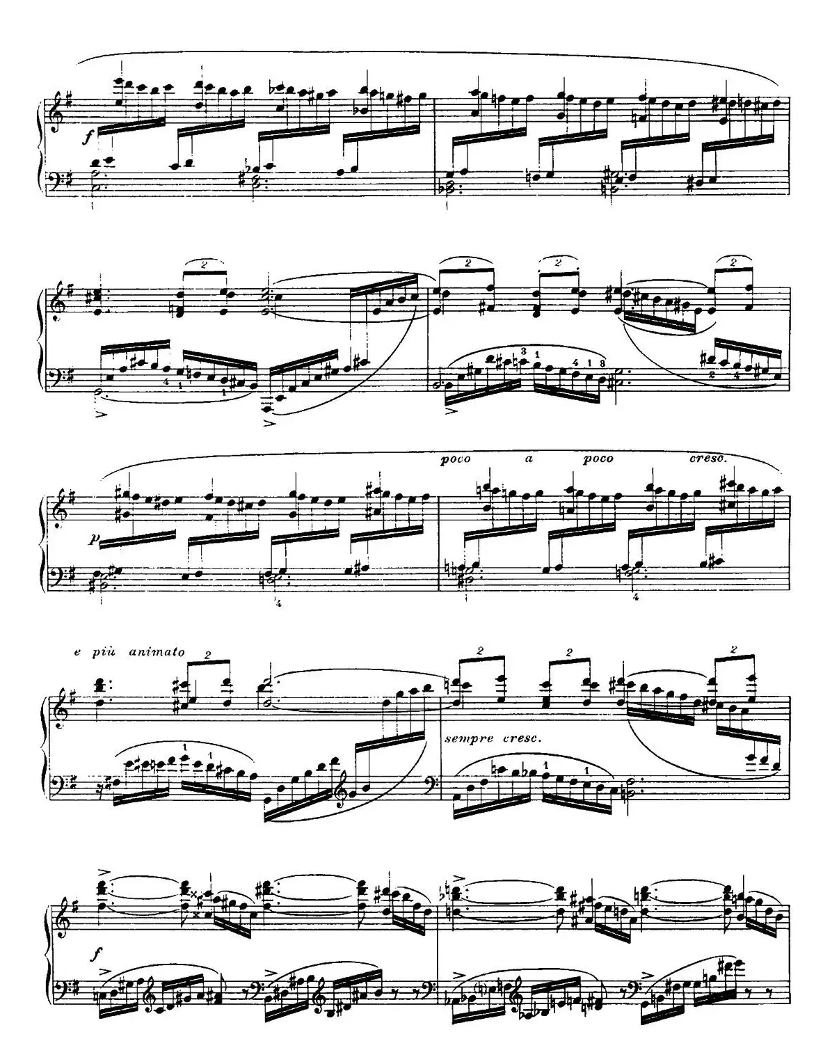 13 Nocturnes, Nocturne No. 12 in E minor （Op.107）