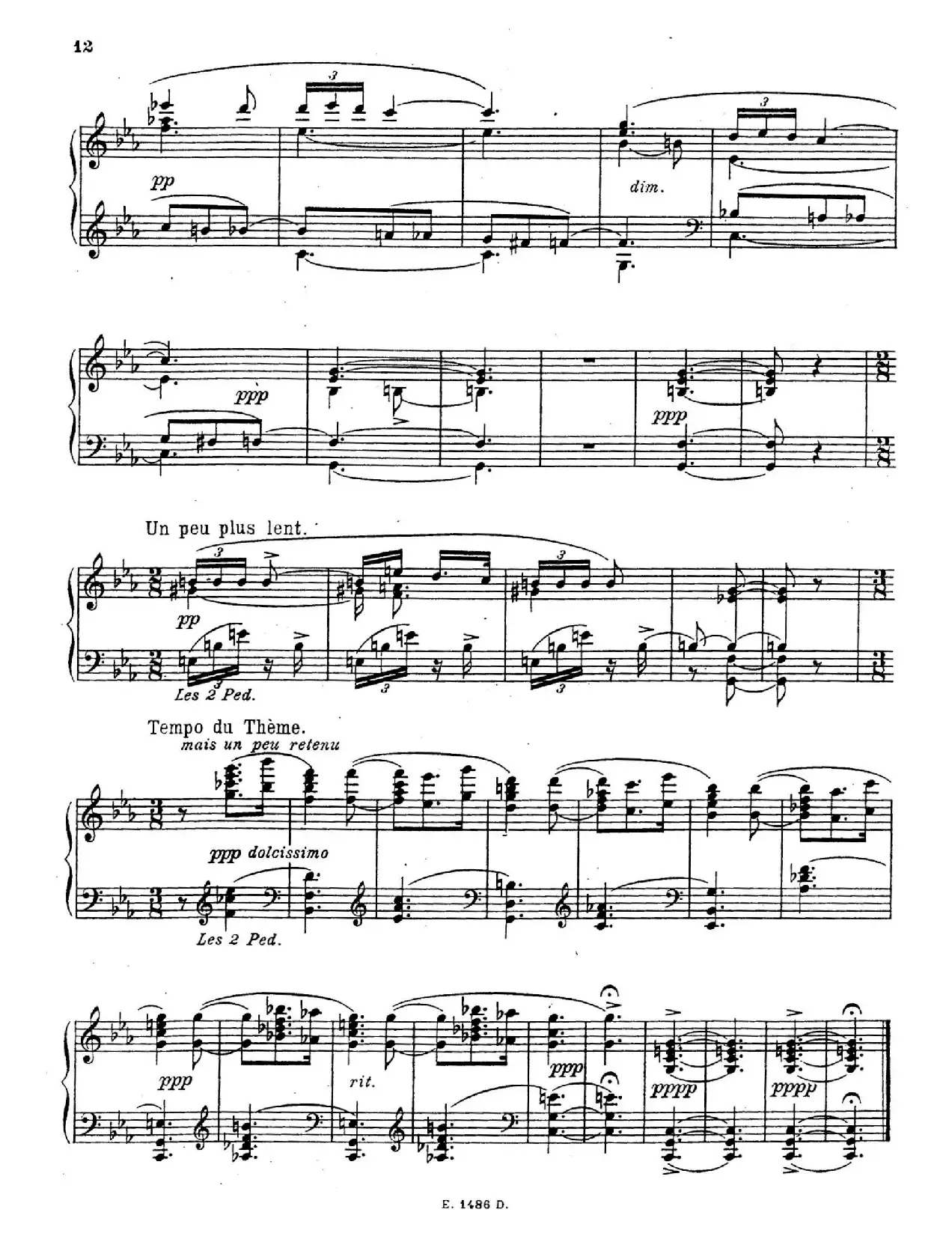 Sonate Romantique Op.3（浪漫奏鸣曲·Ⅰ）