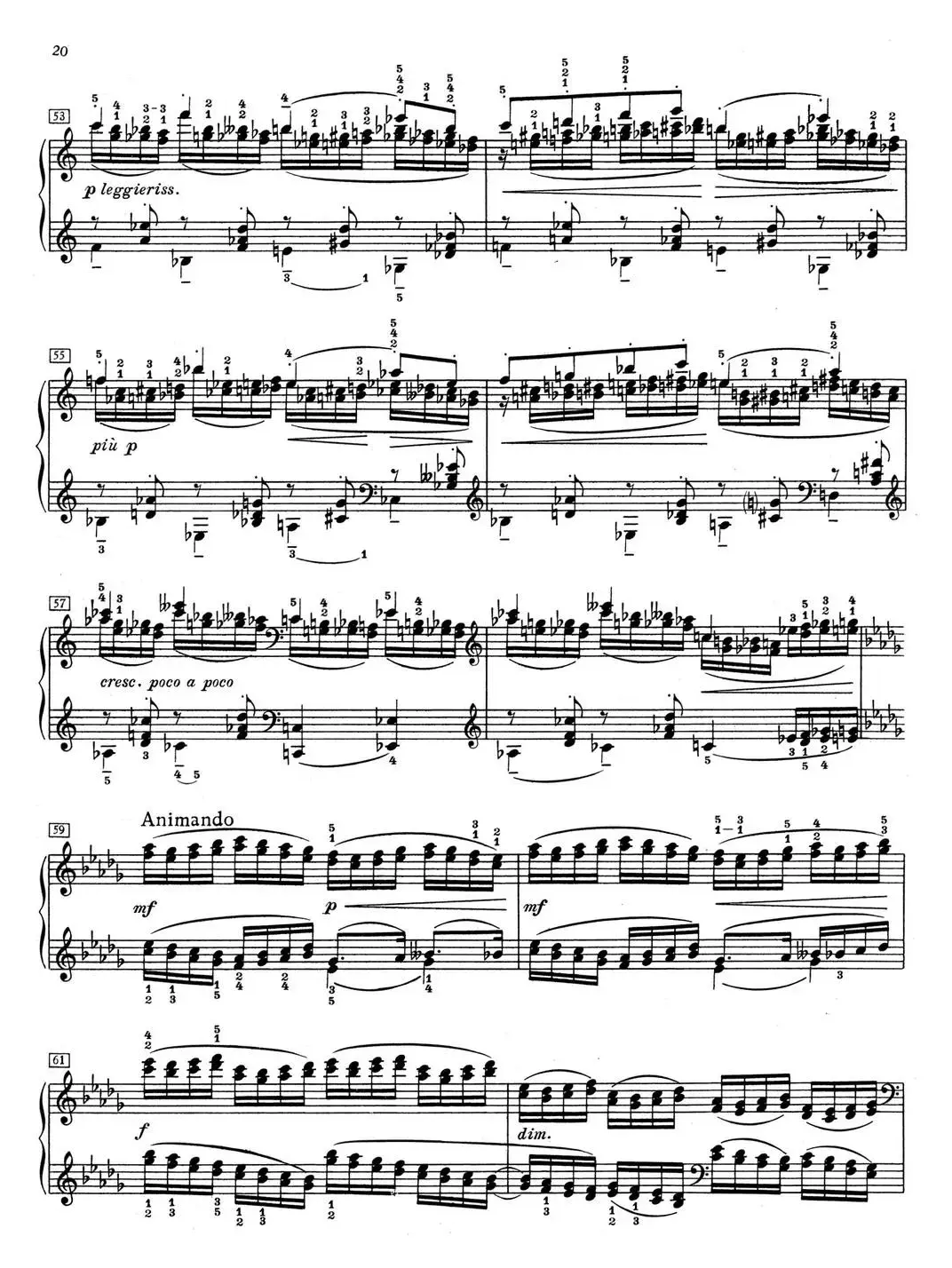 德彪西12首钢琴练习曲（2 三度练习v1.0 tierces）