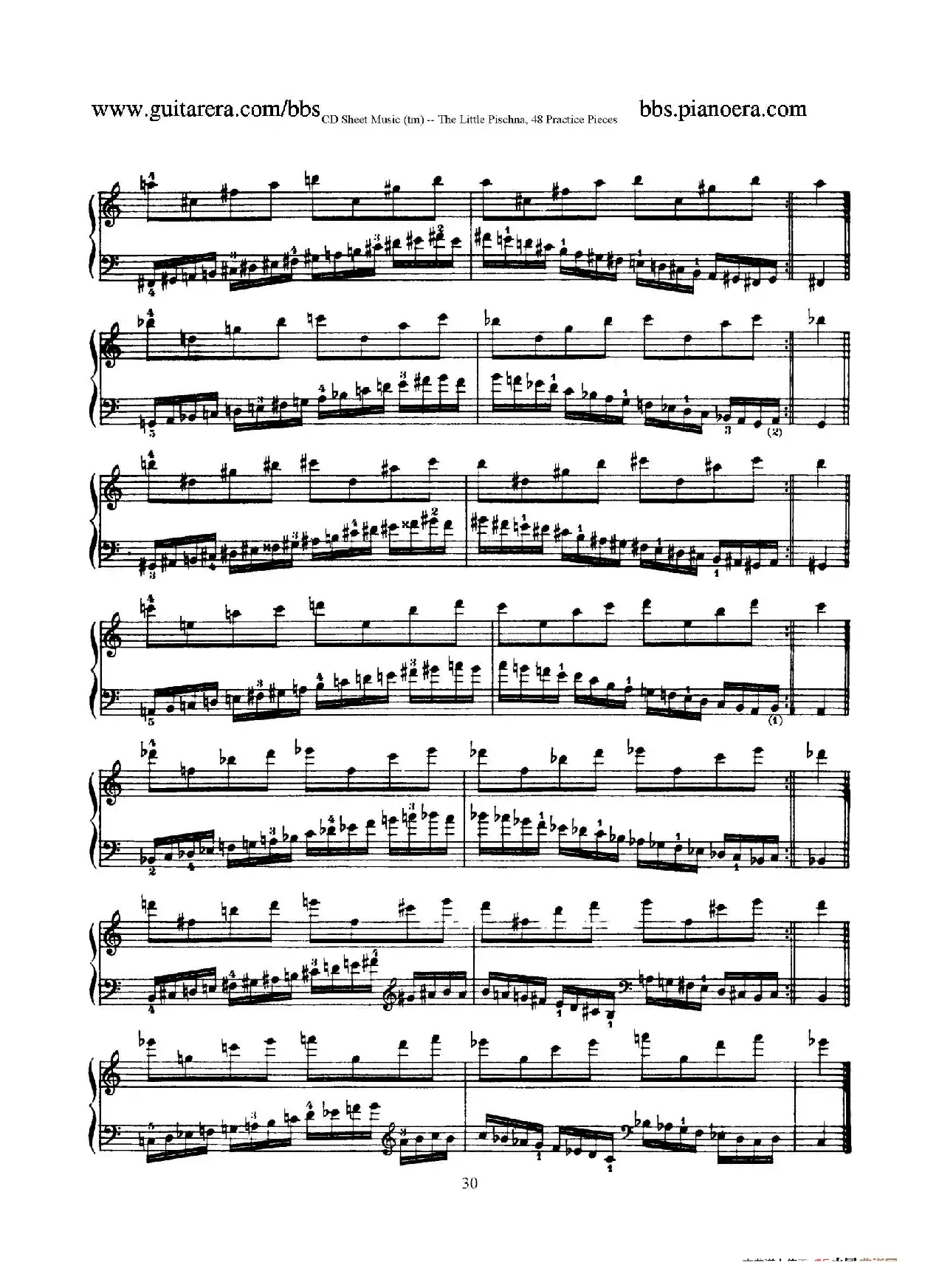 48 Practice Pieces（四十八首钢琴练习曲）