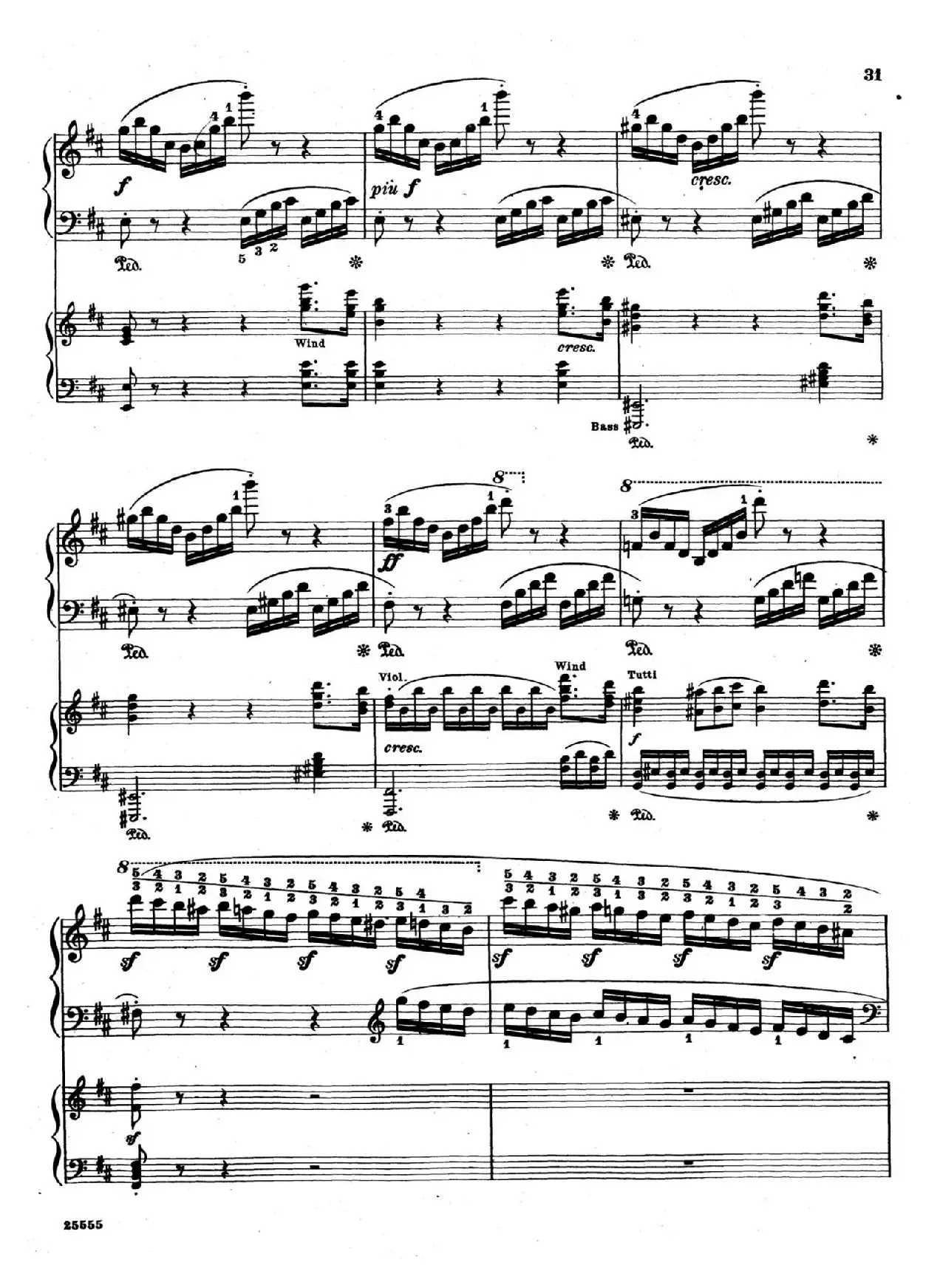 Capriccio Brillante in B Major Op.22（B大调华丽随想曲·双钢琴）