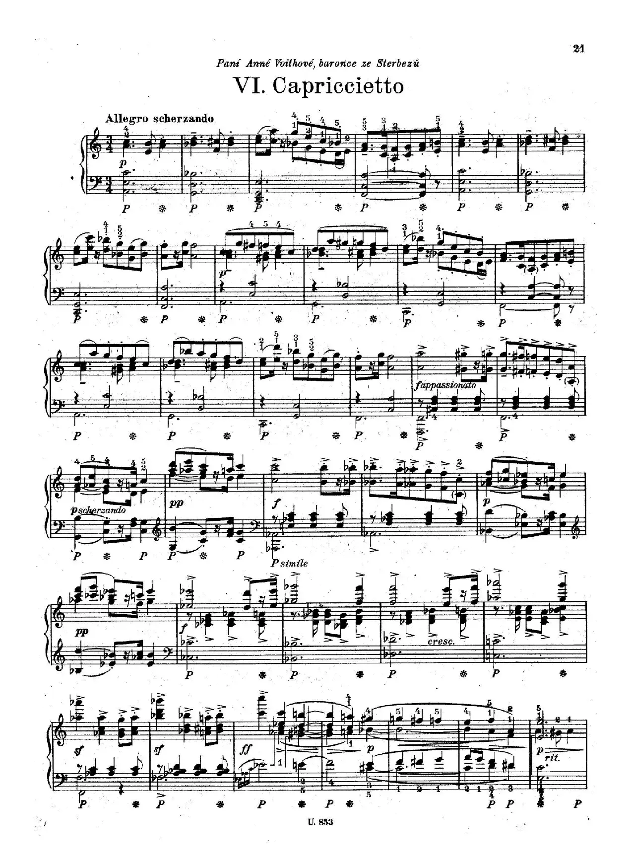 Six Piano Pieces Op.7（6首钢琴小品·Ⅵ）