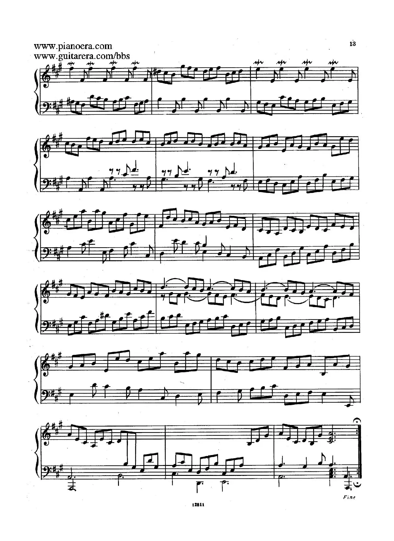 Suite No.1 in A Major HWV 426（A大调第一组曲）