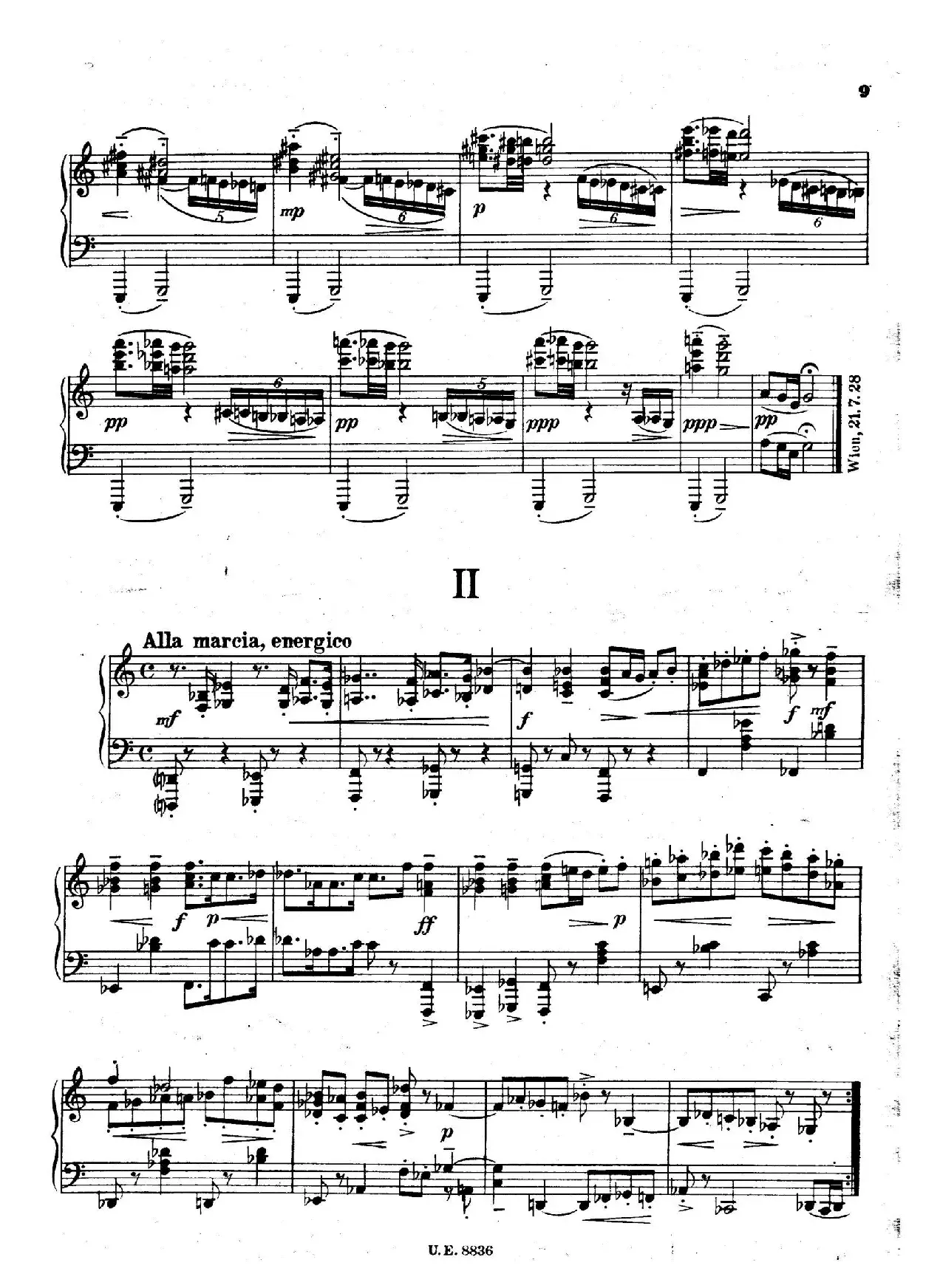 克热内克-第二钢琴奏鸣曲（Piano Sonata No.2 Op.59）