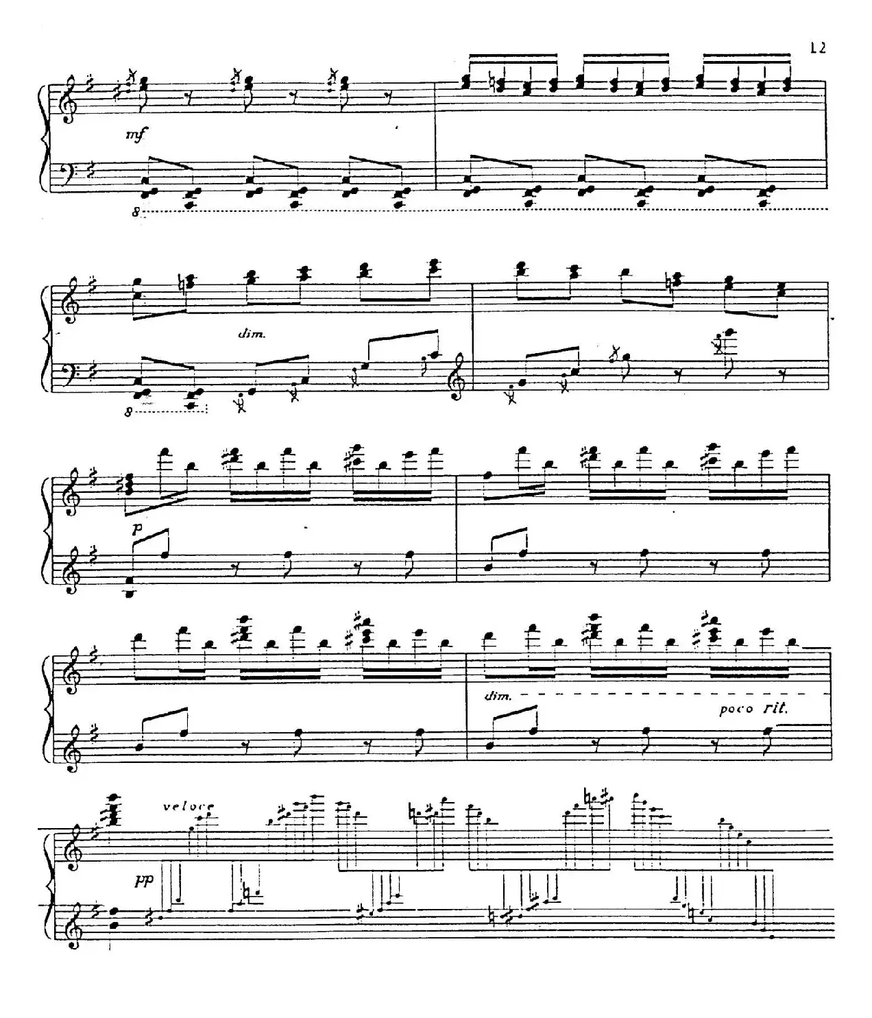 Carmen Variations 12 Pieces（12首卡门主题变奏曲·10）