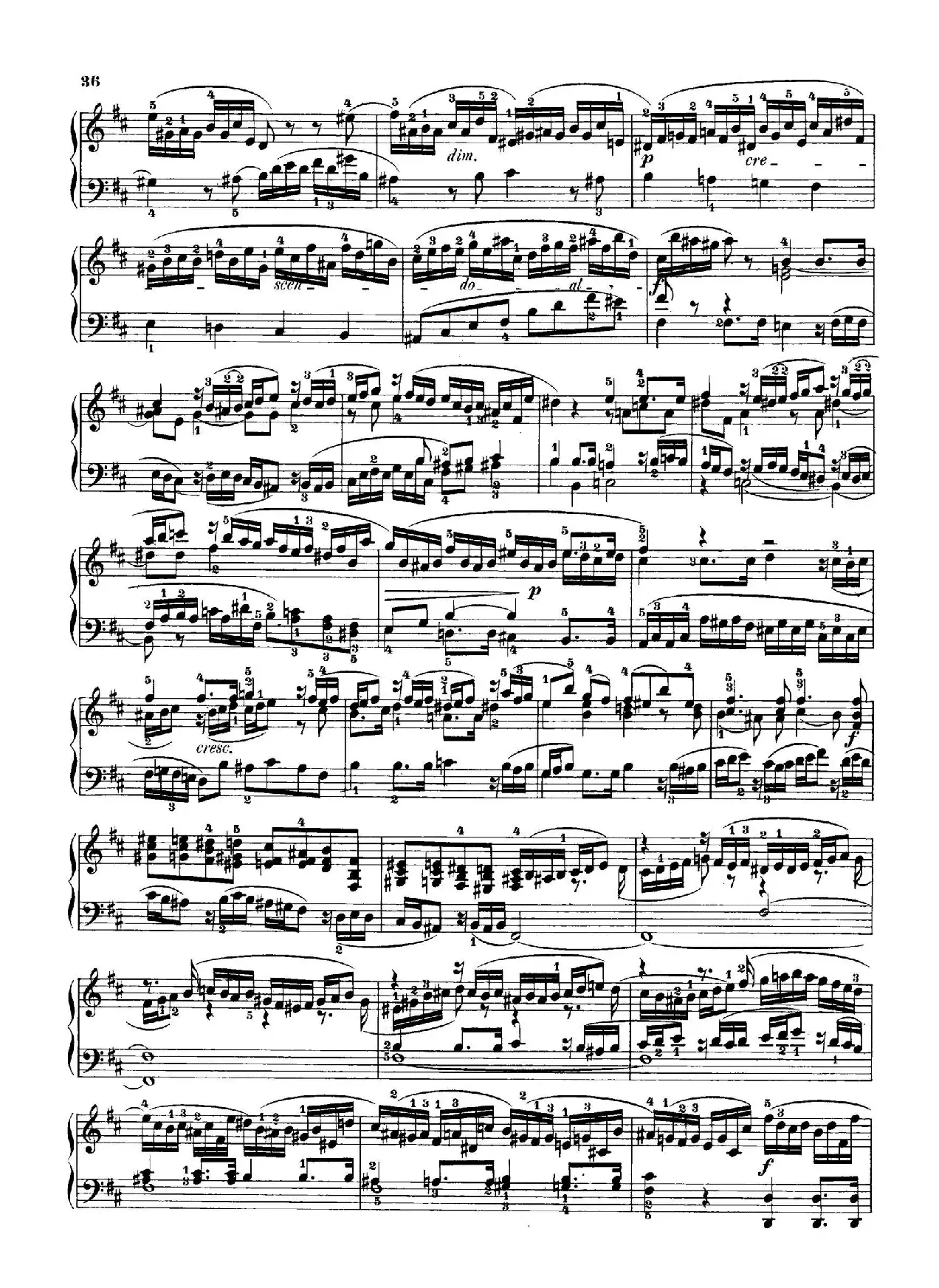 6 Preludes and Fugues Op.35（6首前奏曲与赋格·3）