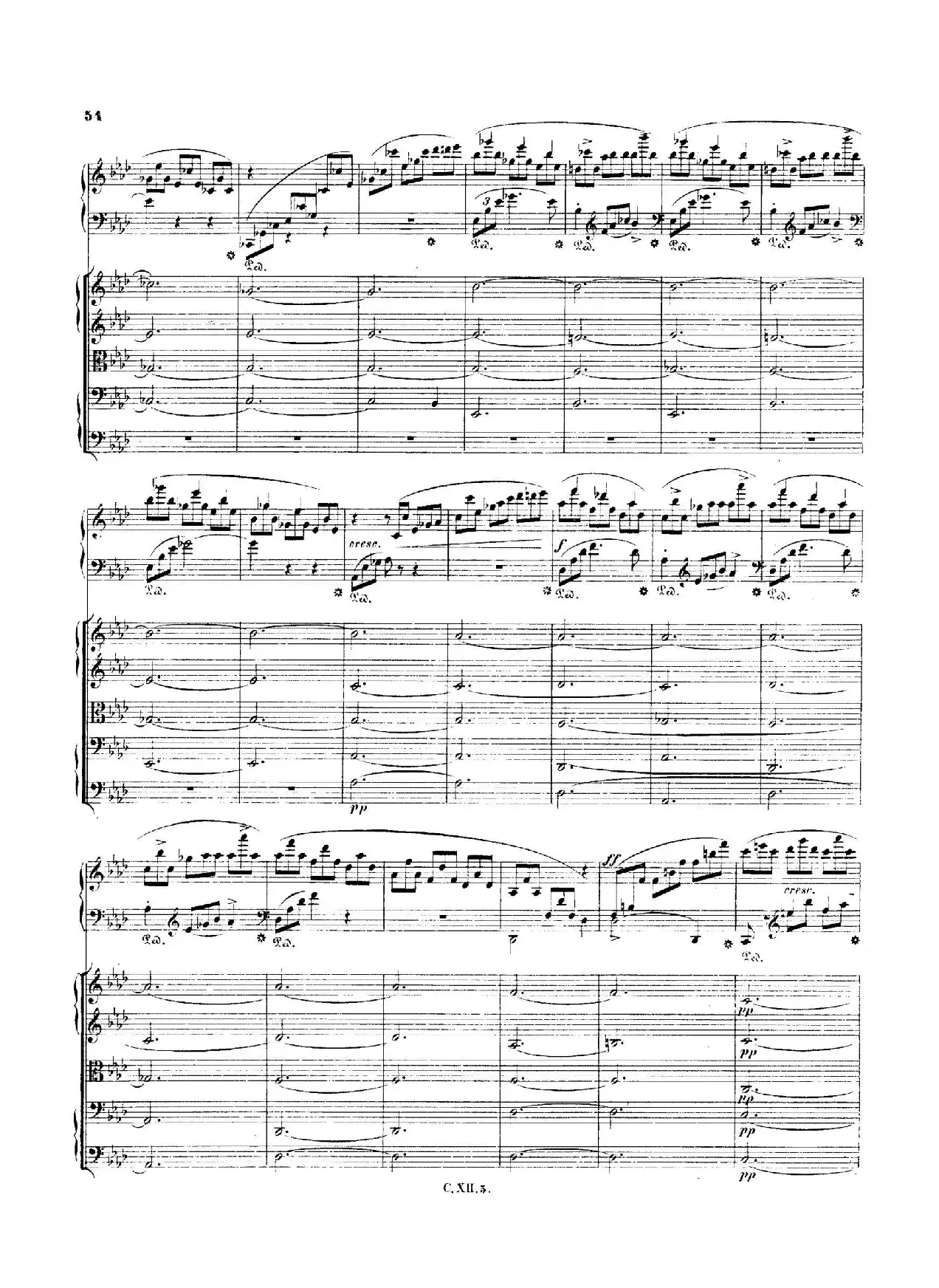 Piano Concerto No.2 in f Minor Op.21（f小调第二钢琴协奏曲·总谱）