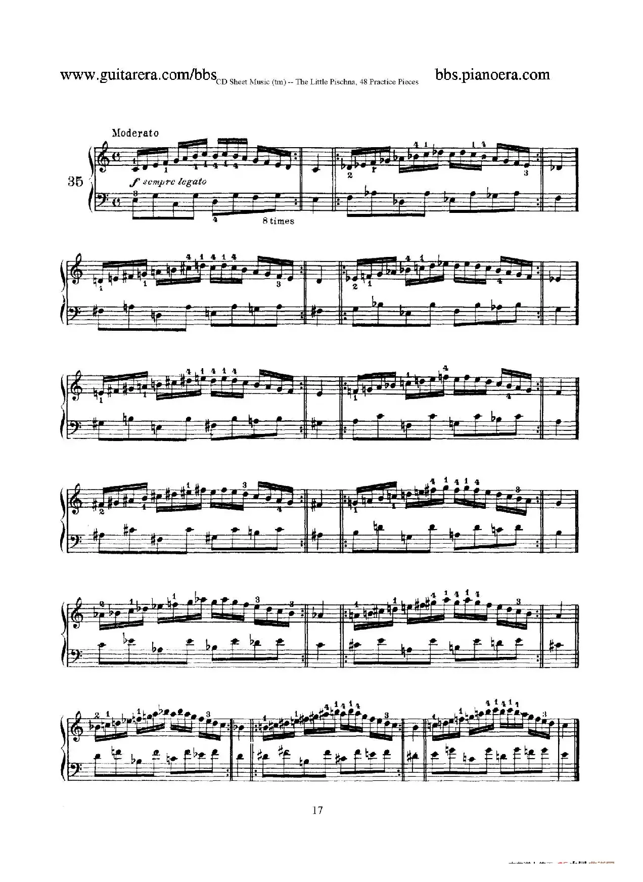 48 Practice Pieces（四十八首钢琴练习曲）