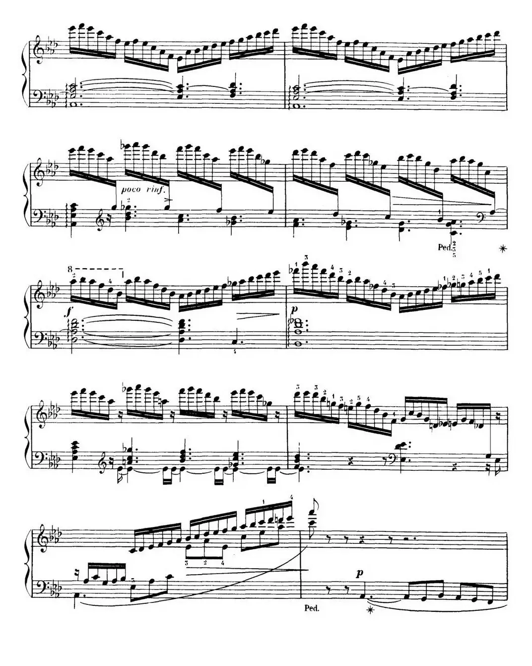 15 Etudes de Virtuosité Op.72 No.11（十五首钢琴练习曲之十一）