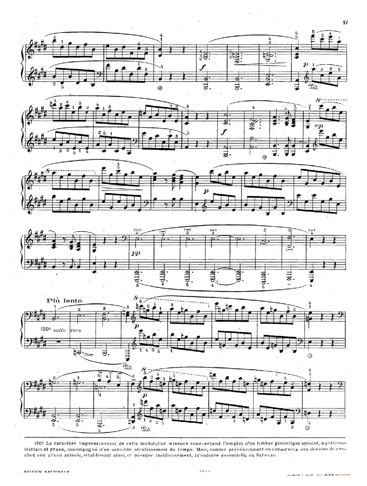 Scherzo no.3 in c-Sharp Minor Op.39（升c小调第三谐谑曲）