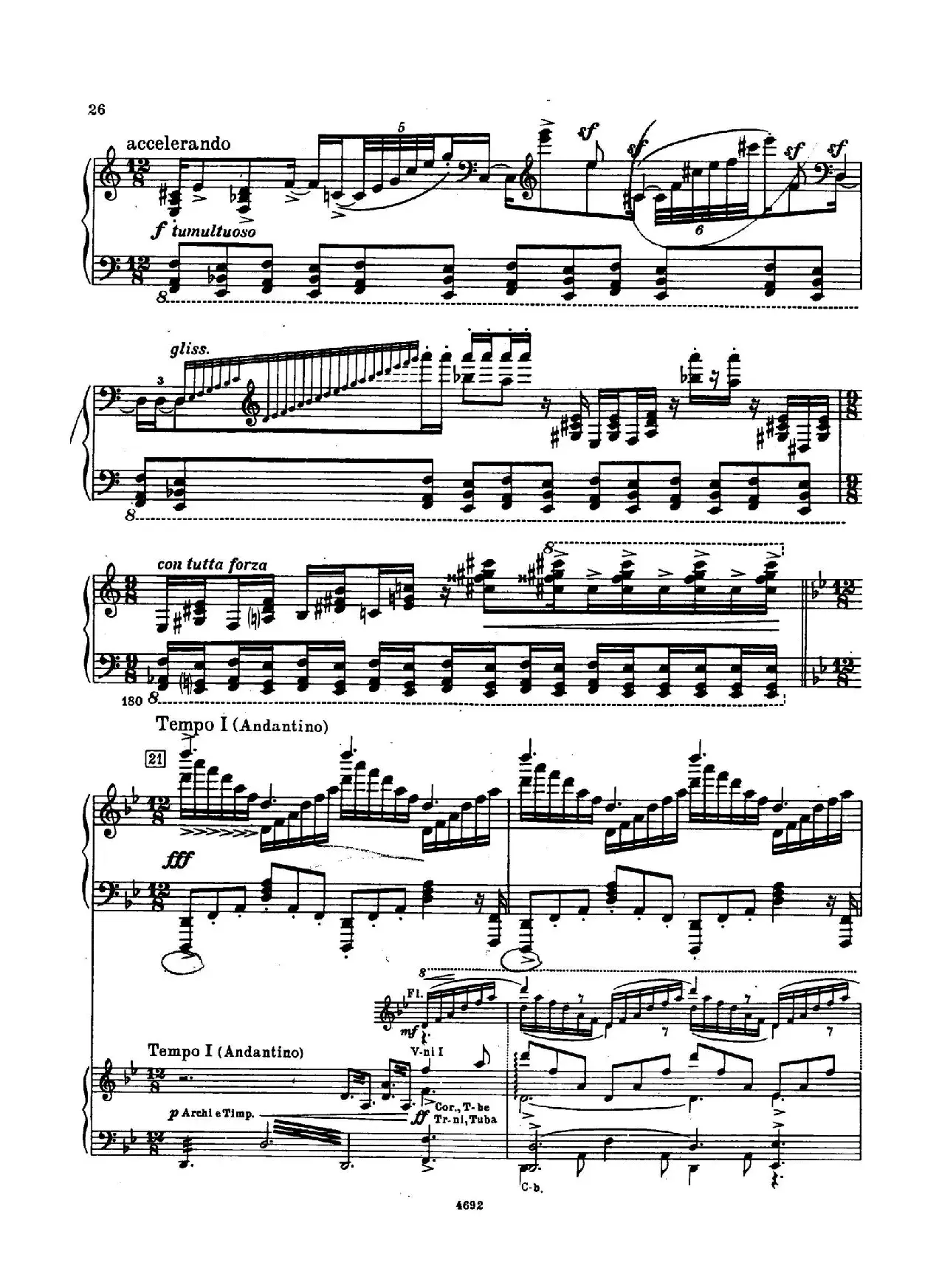 Piano Concerto No.2 in g Minor Op.16（g小调第二钢琴协奏曲·Ⅰ·双钢琴）