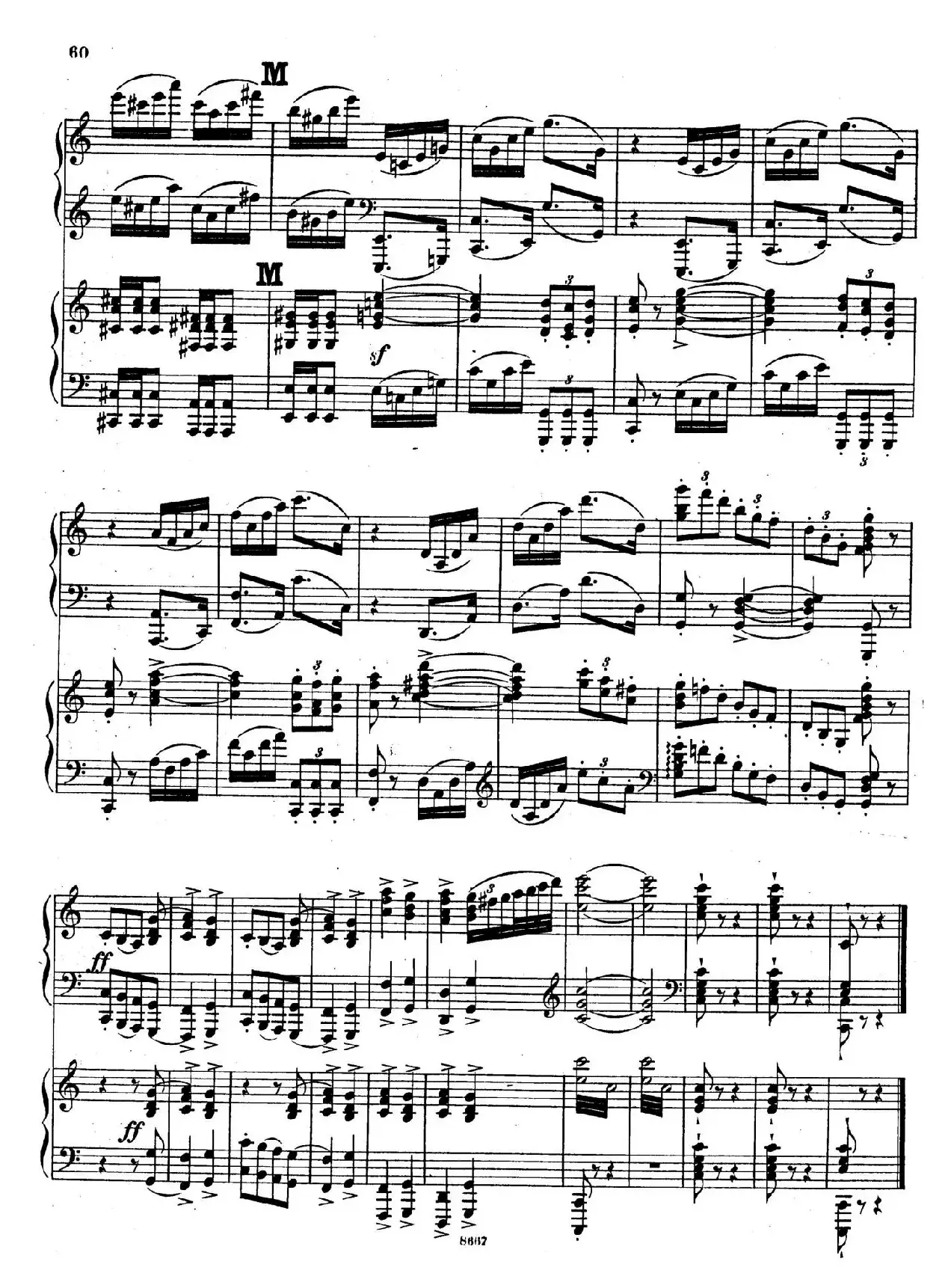 Symphony No.4 in e Minor Op.98（e小调第四交响曲·双钢琴）