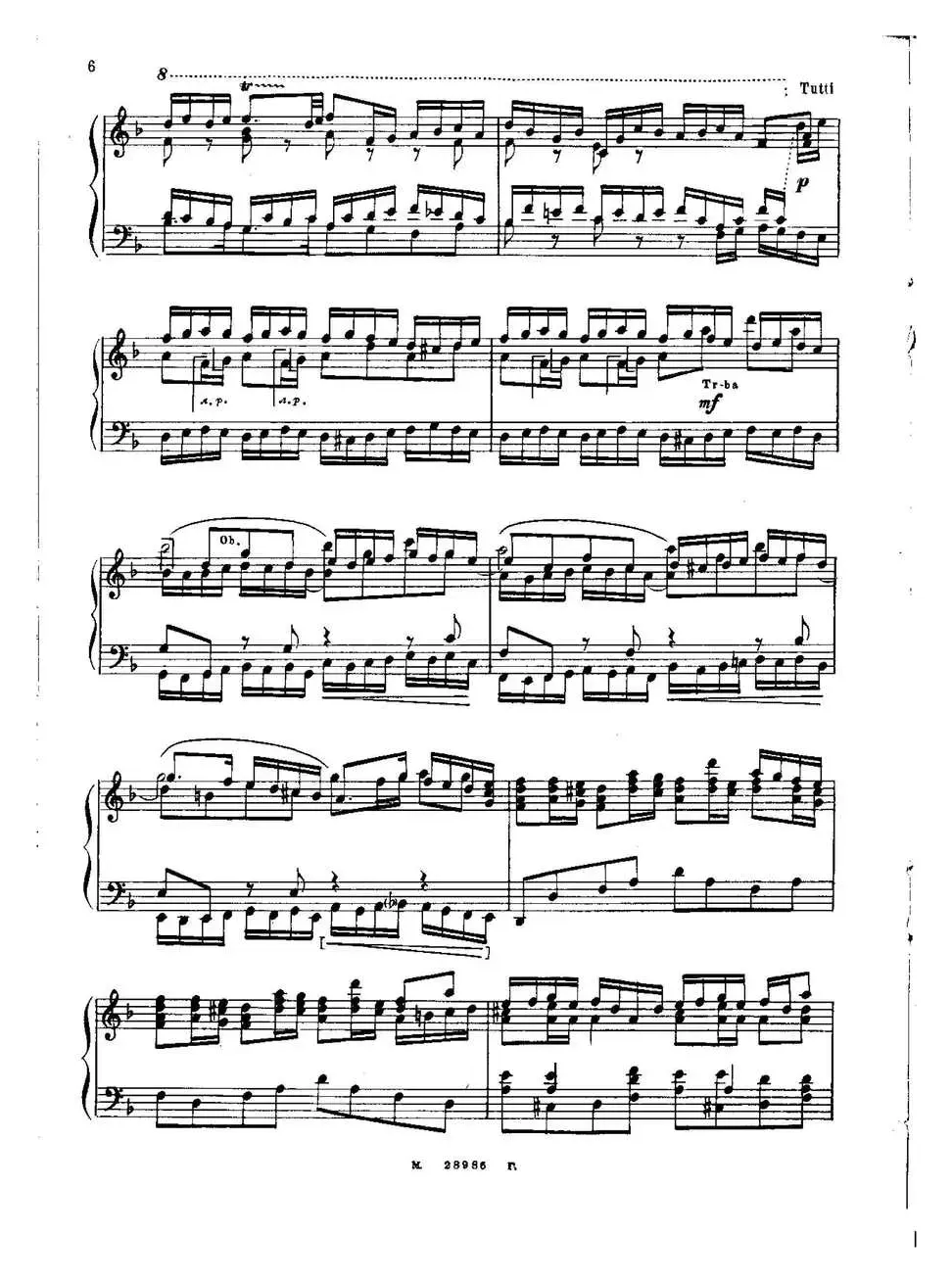 Brenburg Concerto No·2 in F Maj BWV·1047（F大调第二勃兰登堡协奏曲 ·Ⅰ）