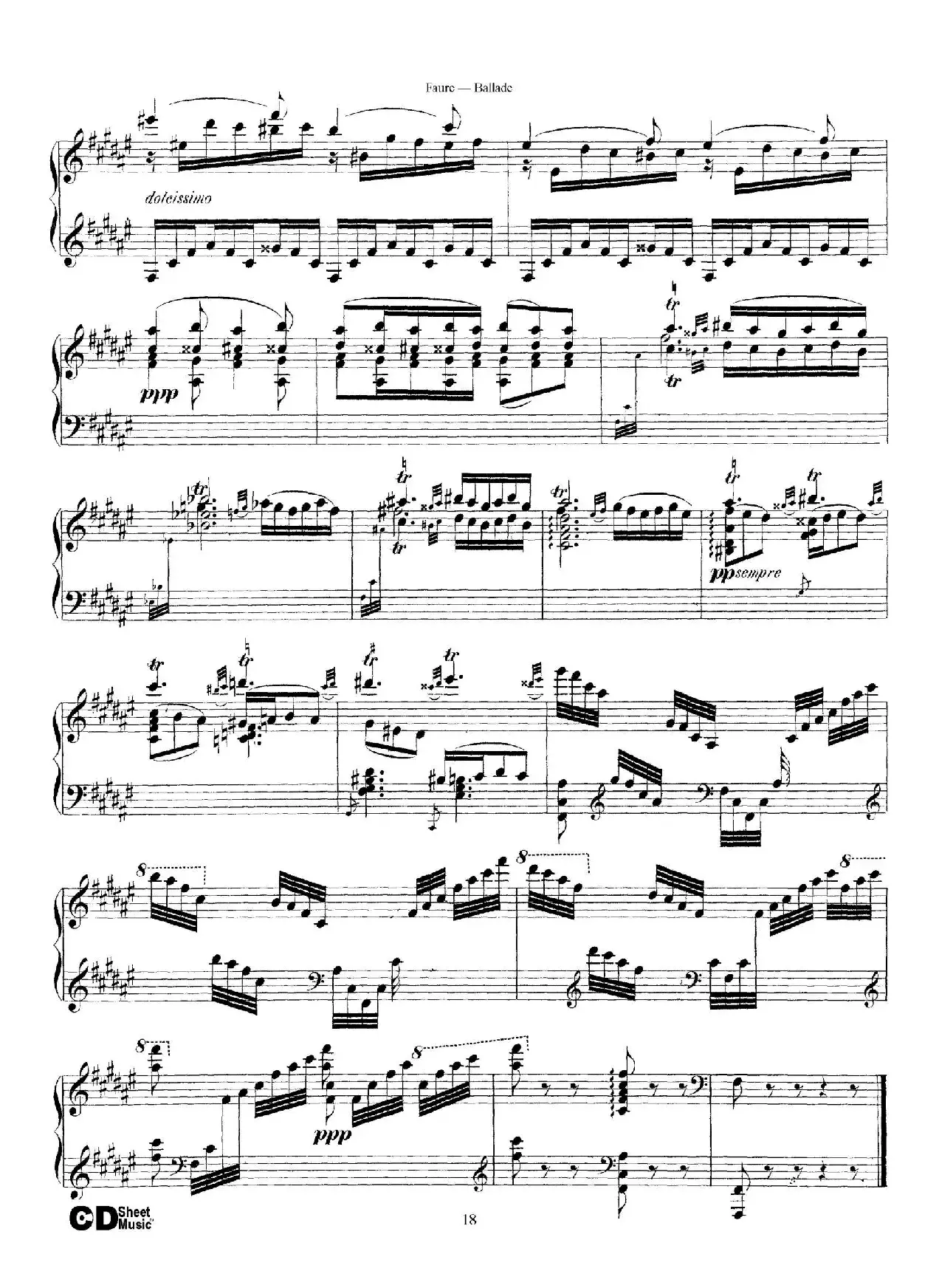 Ballade Op.19（叙事曲）