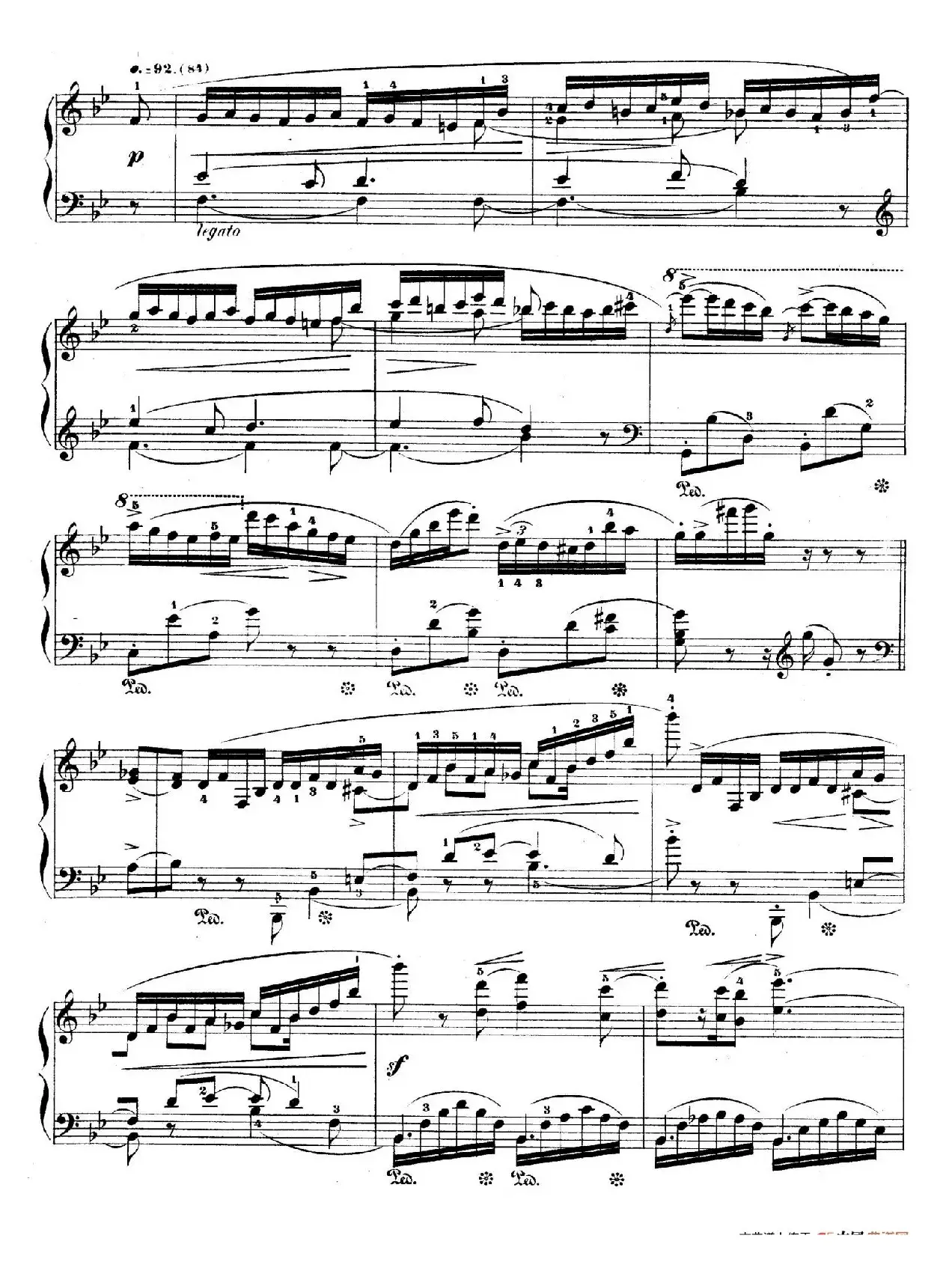 Variations on Je Vends Des Scapulaires Op.12（降B大调华丽变奏曲）