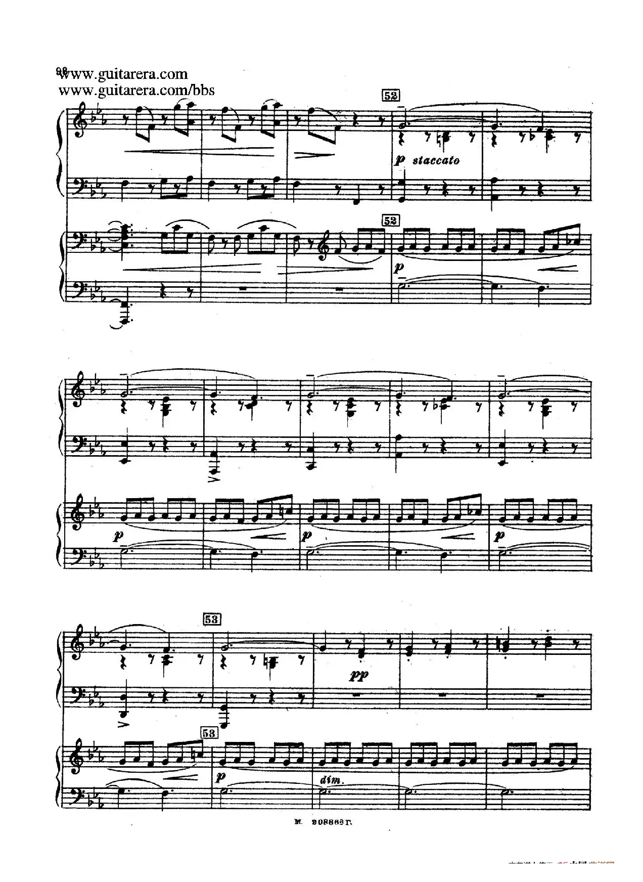 第二双钢琴组曲 Suite for Two Pianos No.2 Op.17（4. 塔兰泰拉舞曲 Tarantella）