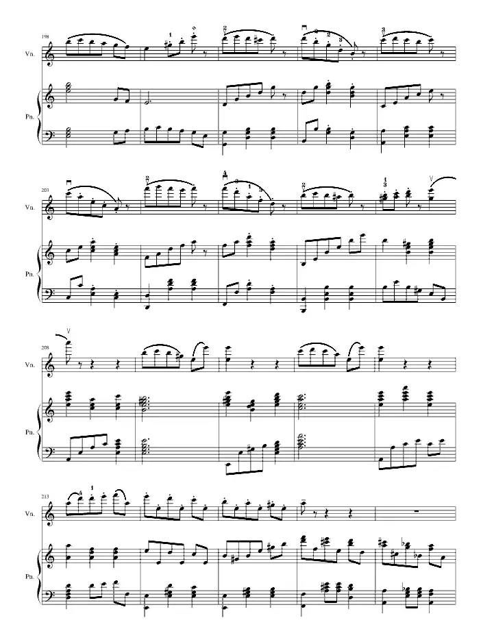 A小调舞曲（For Piano And Violin）