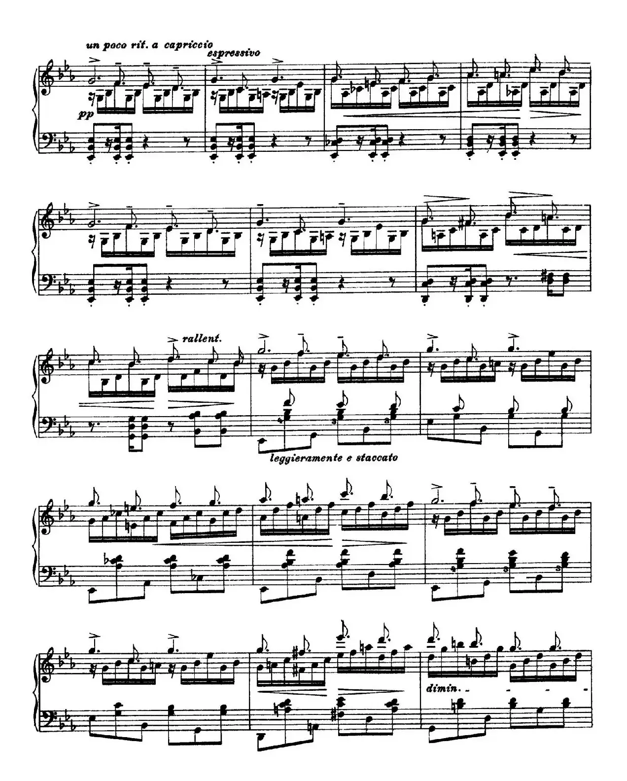 12 Etudes d'execution Transcendante S.139（12首超技练习曲·8）