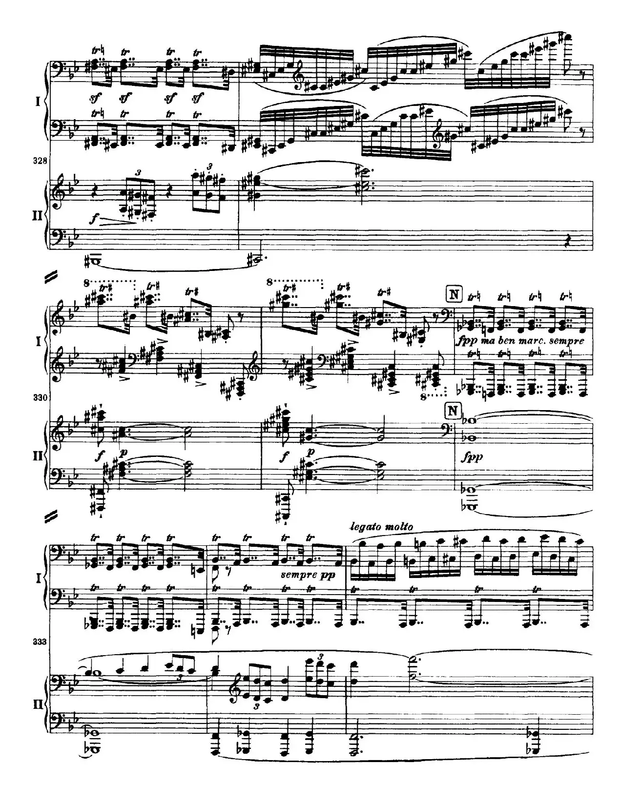 降B大调第二钢琴协奏曲 （P31——40）