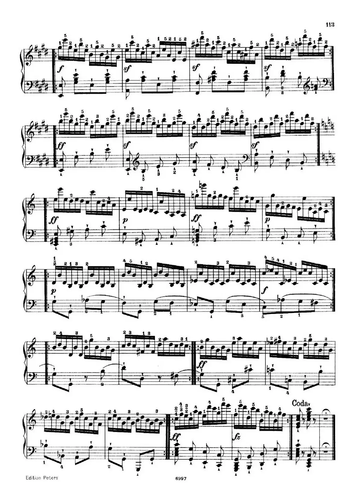 School of the Virtuoso Op.365（60首钢琴高级练习曲·48）