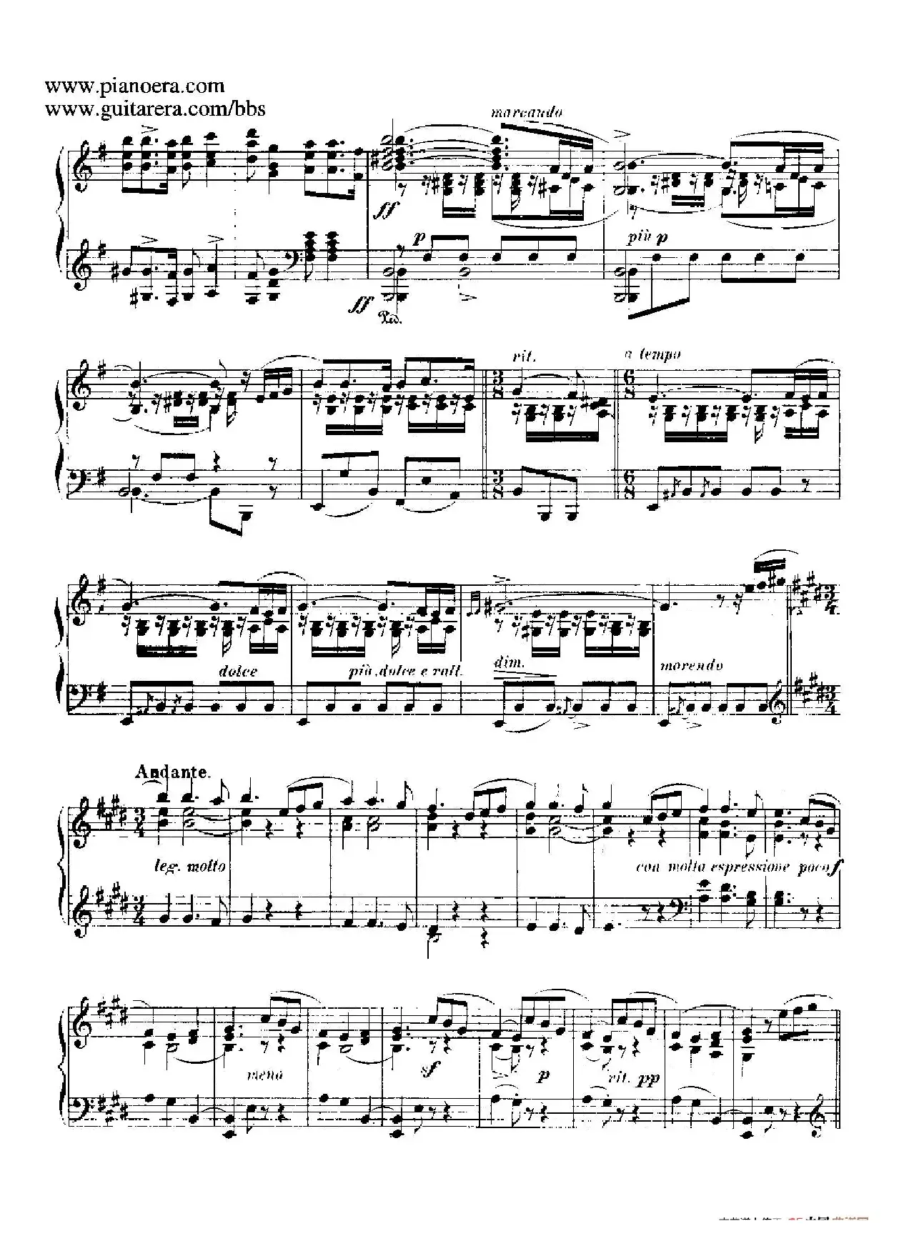 12 Spanish Danses Op.37（12首西班牙舞曲·5）