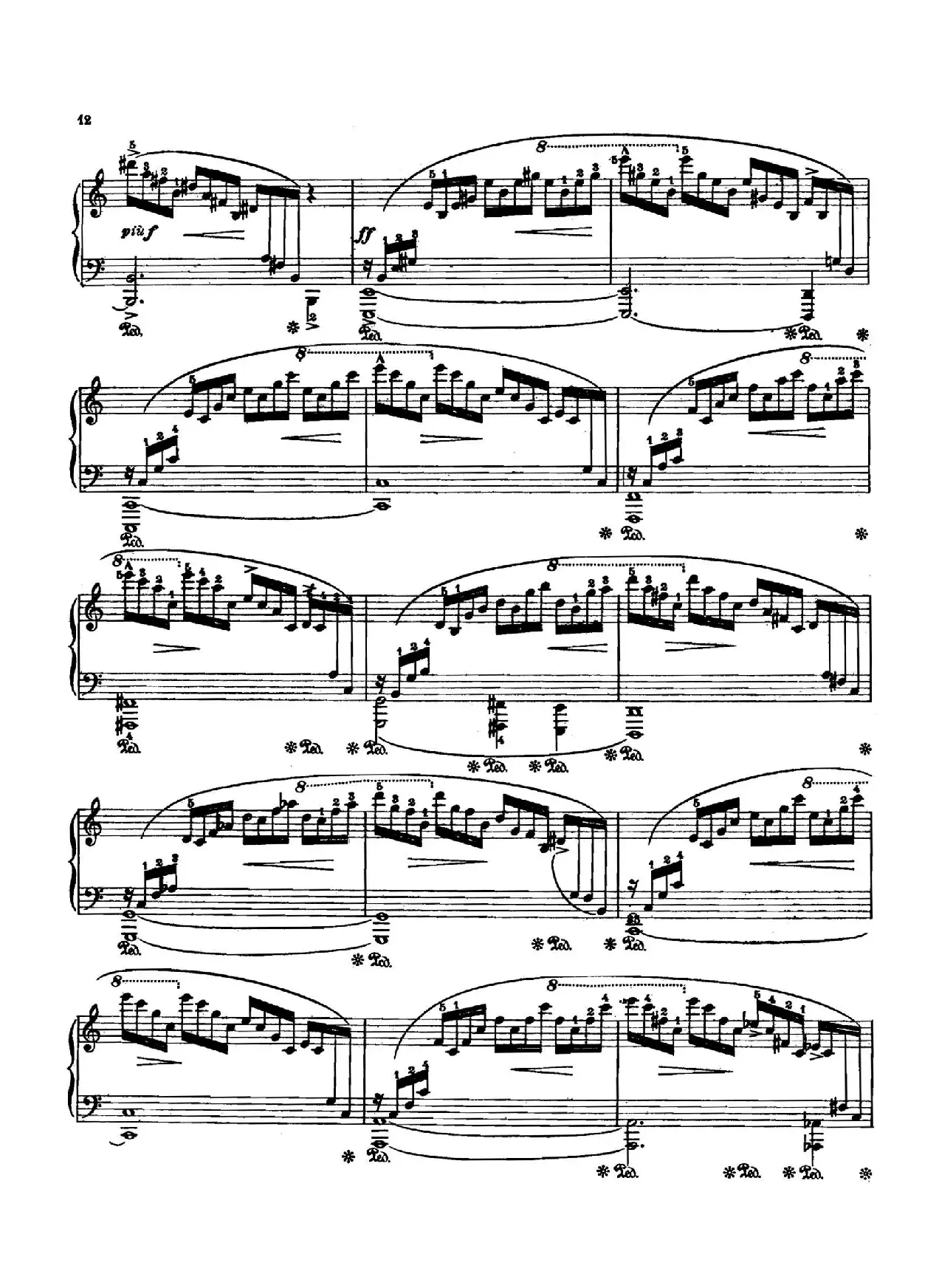 12 Etudes Op.10 柯尔托教学版（12首练习曲·1）