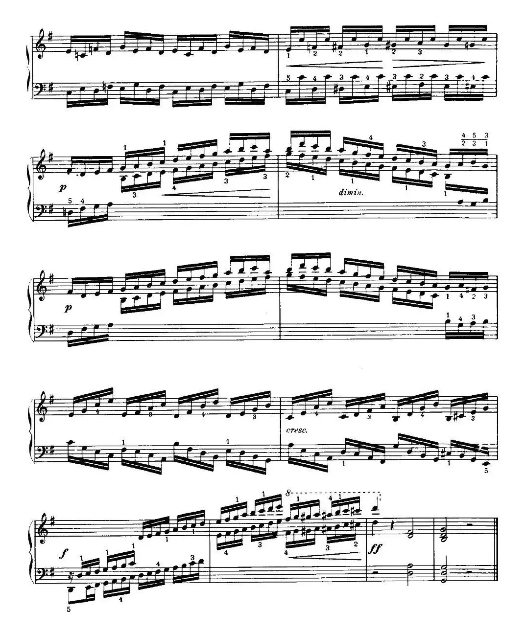 20 Petites Etudes, Op.91（20首小型练习曲）（1）