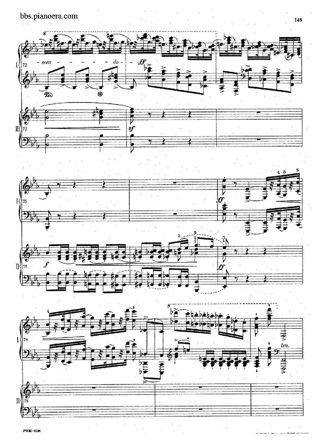 Grande Polonaise Brilliante Preceded by an Andante Spianato Op.22（平静的行板与华丽的波兰舞曲·双钢琴版）