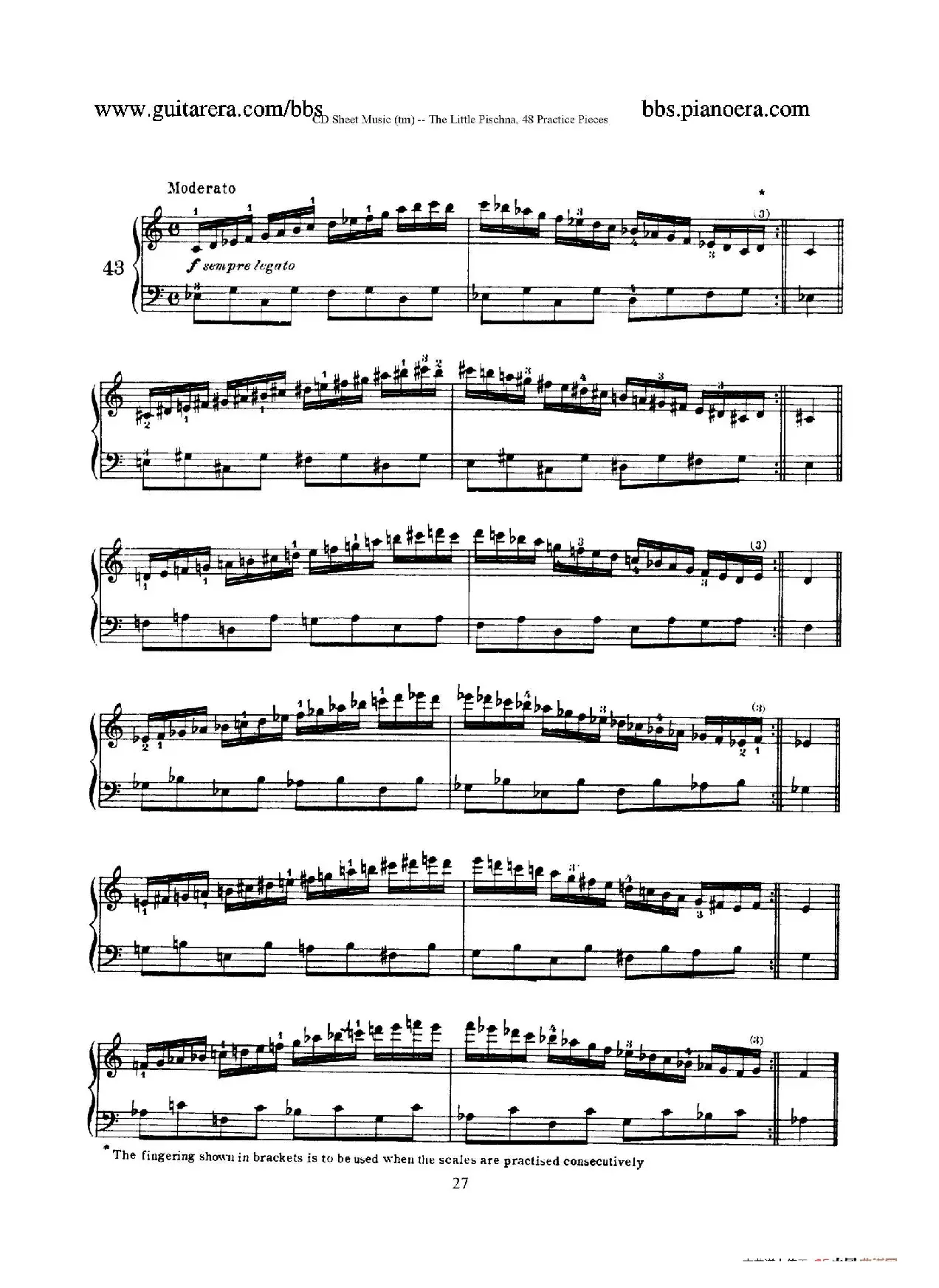 48 Practice Pieces（四十八首钢琴练习曲）