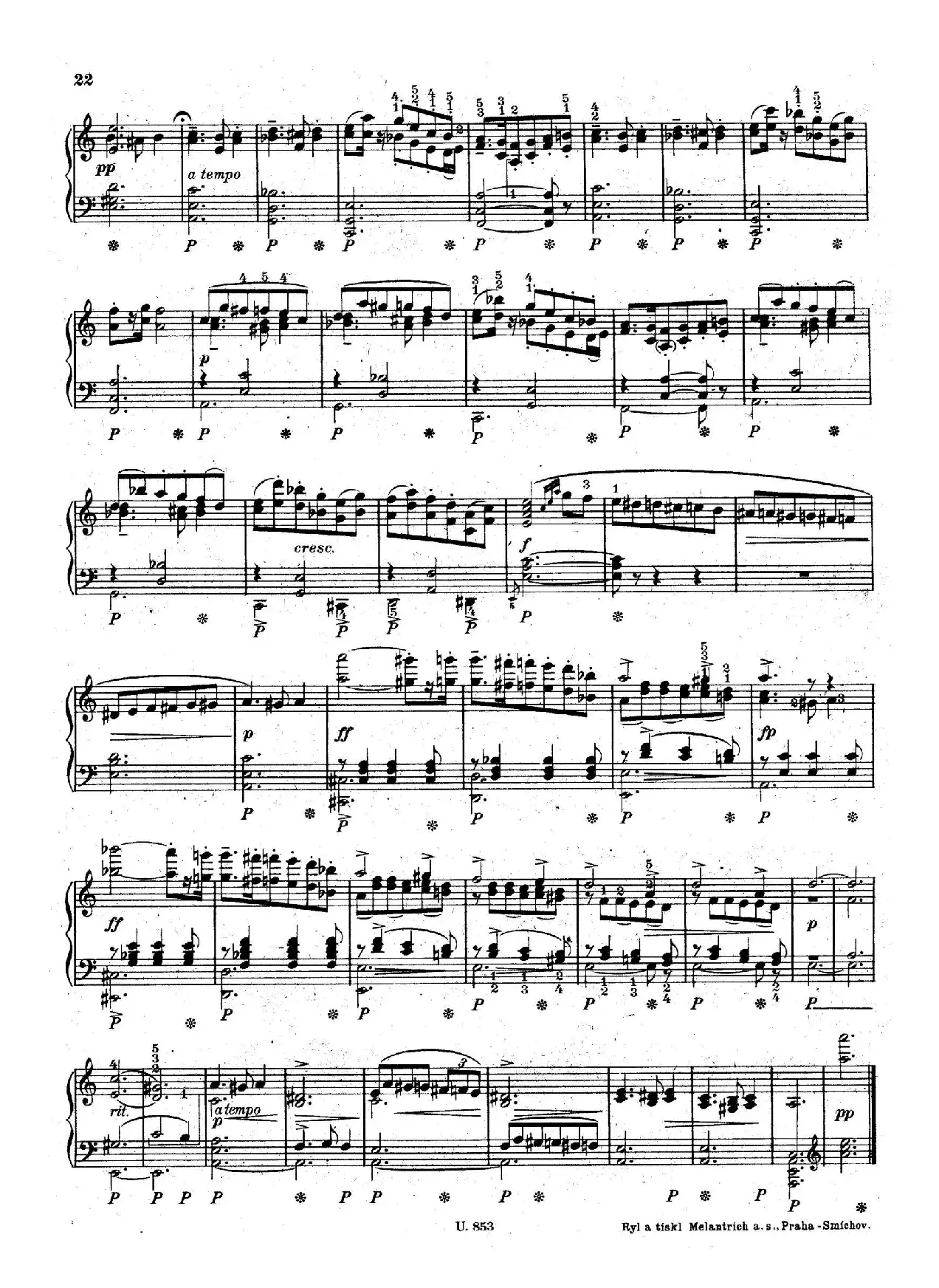 Six Piano Pieces Op.7（6首钢琴小品·Ⅵ）