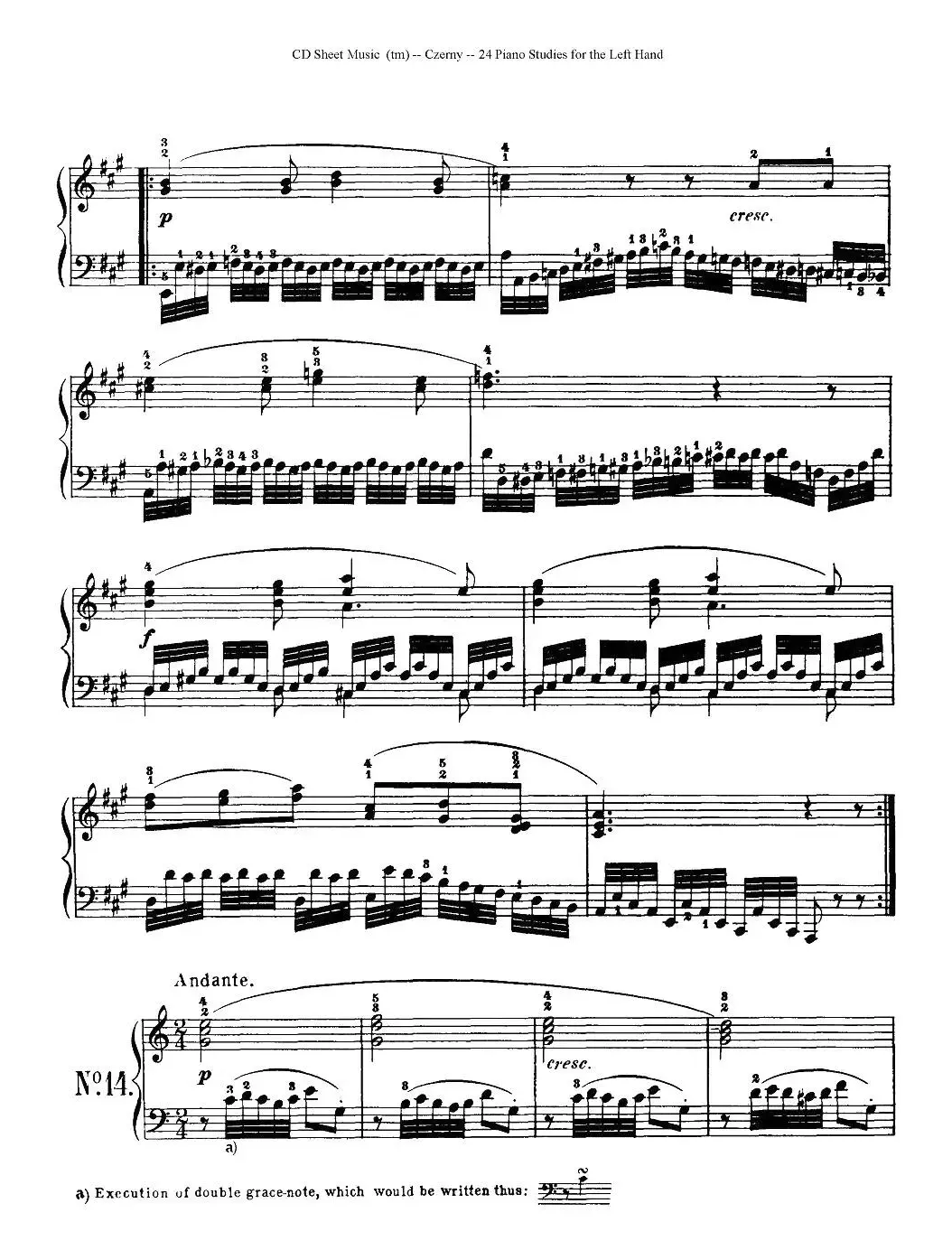 Czerny - 24 Piano Studie（8—16）（车尔尼 - 24首钢琴练习曲）