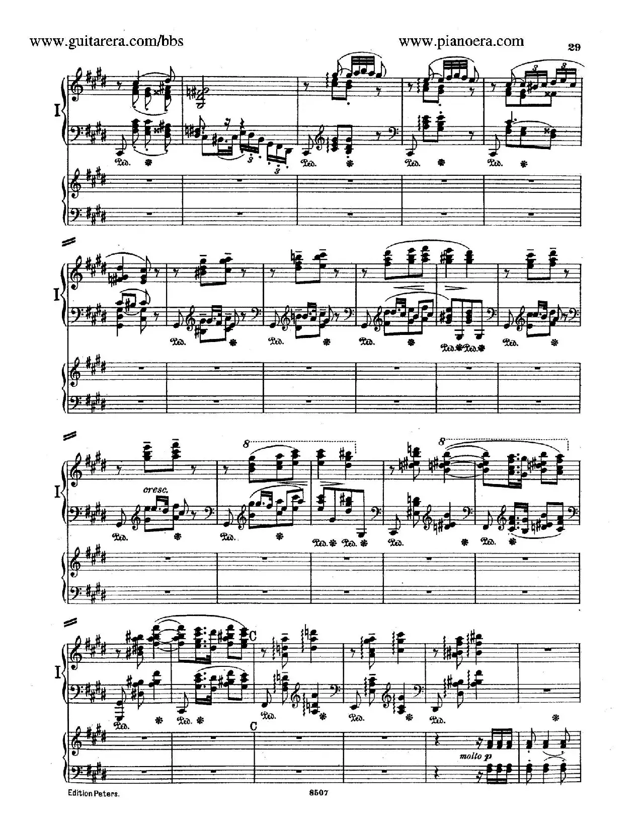 Piano Concerto in E Major Op.59（E大调钢琴协奏曲·双钢琴·第二乐章）