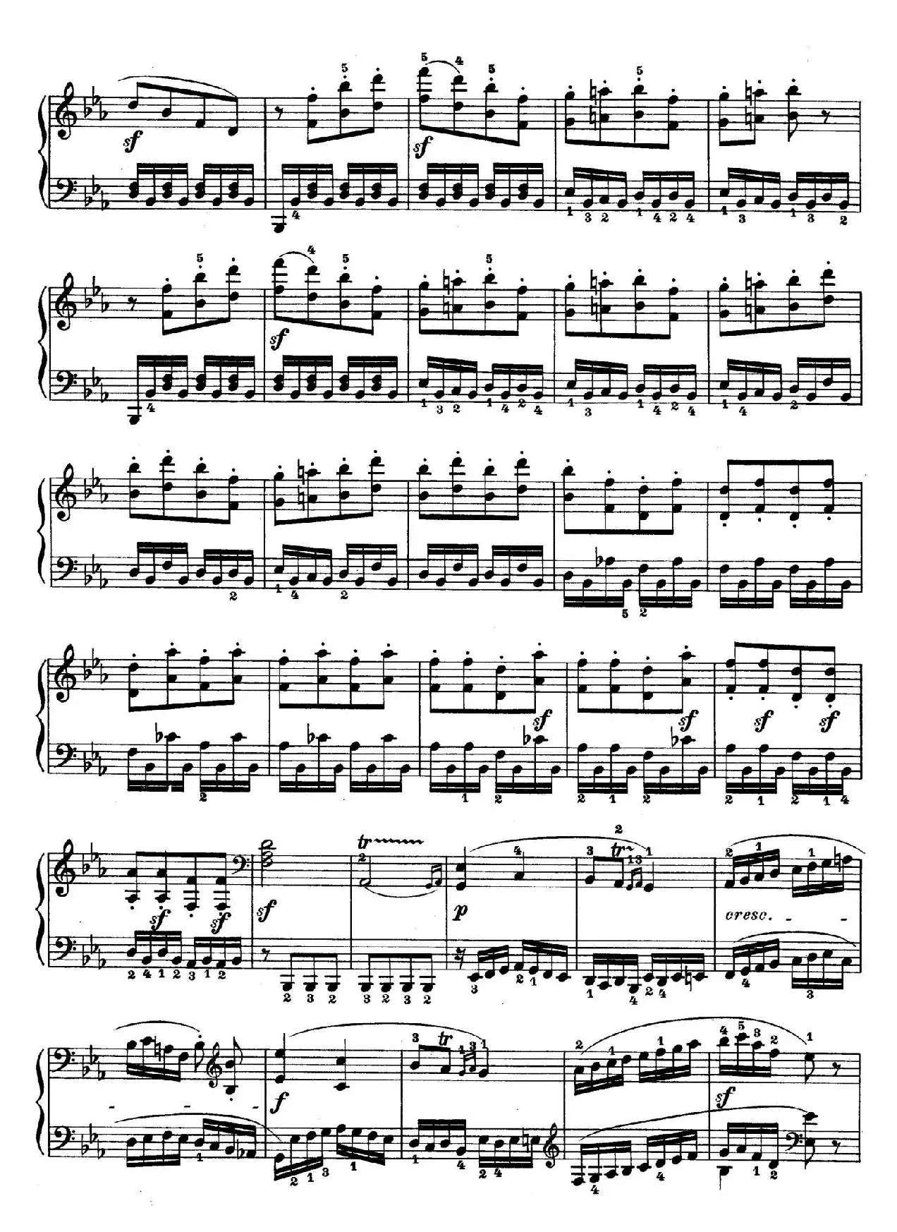 Piano Sonata in Es-dur Op. 27-1（降E大调第十三钢琴奏鸣曲）