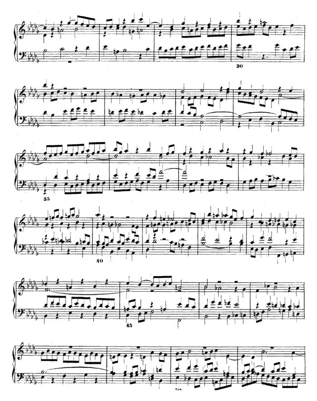 巴赫《平均律钢琴曲集·第二卷》之赋格曲（NO.22）