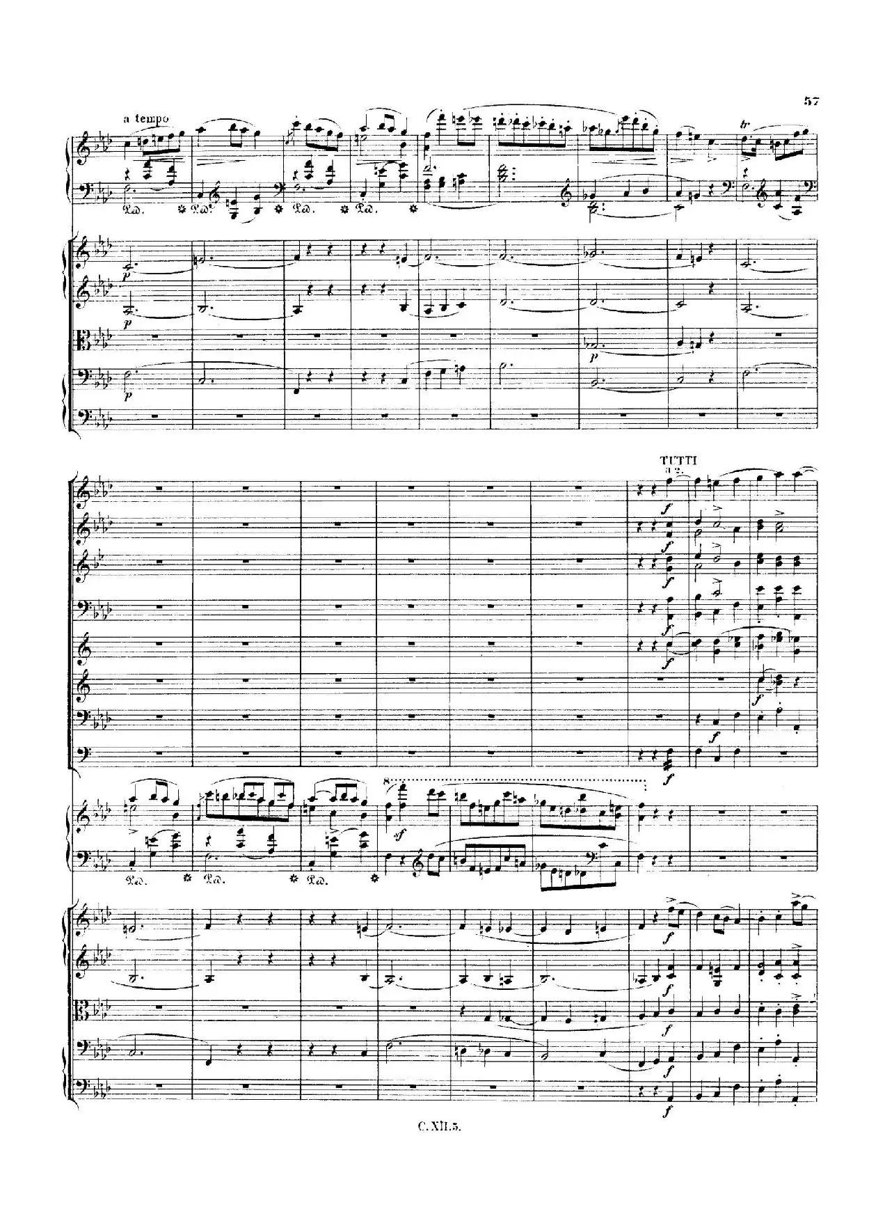 Piano Concerto No.2 in f Minor Op.21（f小调第二钢琴协奏曲·总谱）