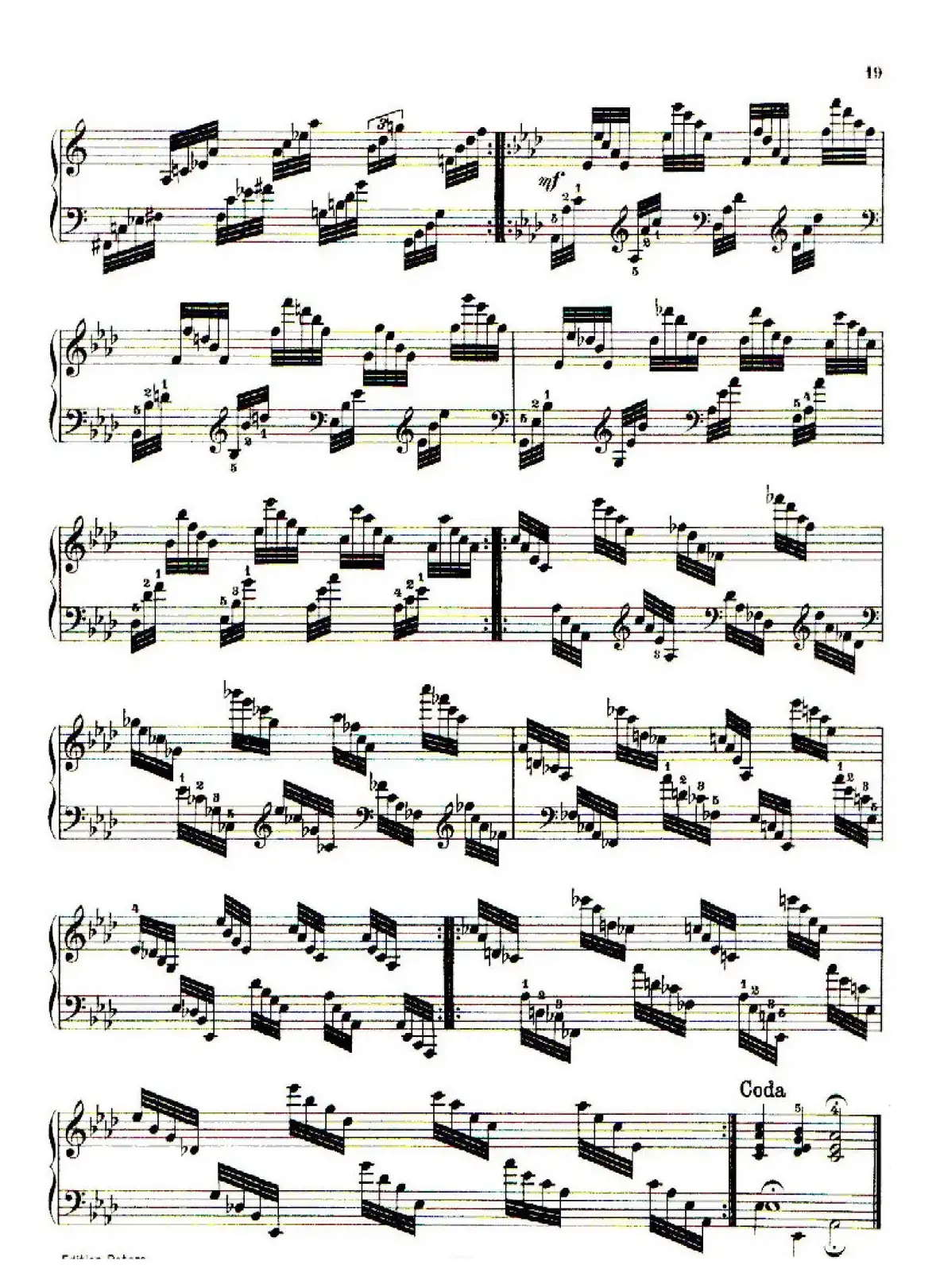 School of the Virtuoso Op.365（60首钢琴高级练习曲·6）