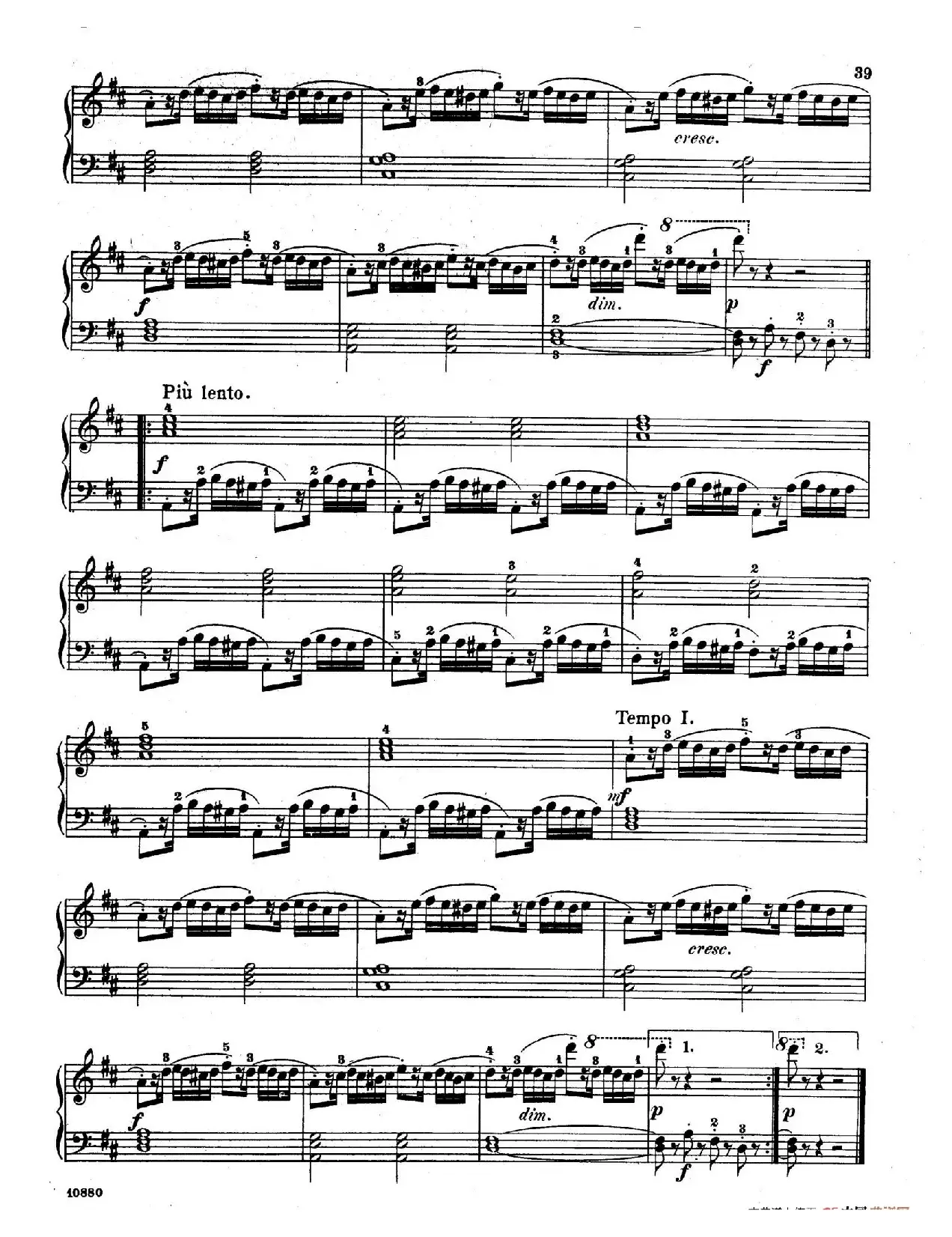 Etudes Enfantines Op.37（儿童钢琴练习曲 第40——45首）