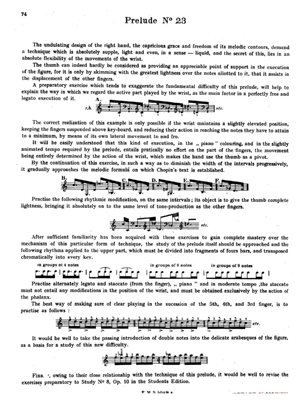 Preludes Op.28（24首前奏曲·23）